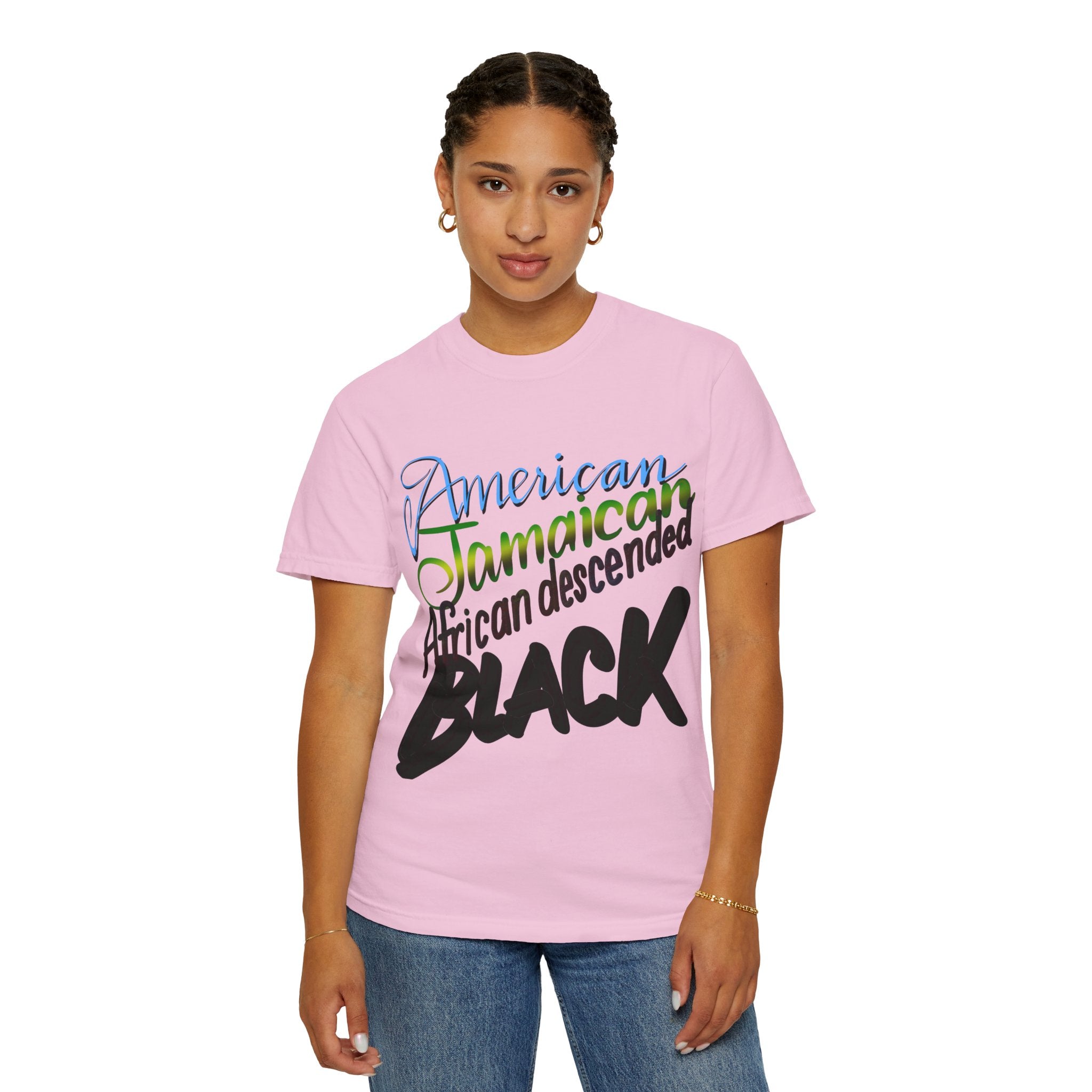 AMERICAN/JAMAICAN etc Unisex Garment-Dyed T-shirt