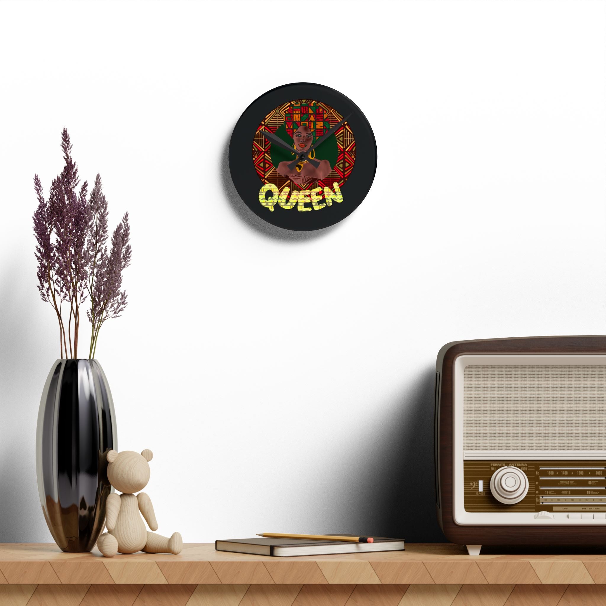 QUEEN Acrylic Wall Clock