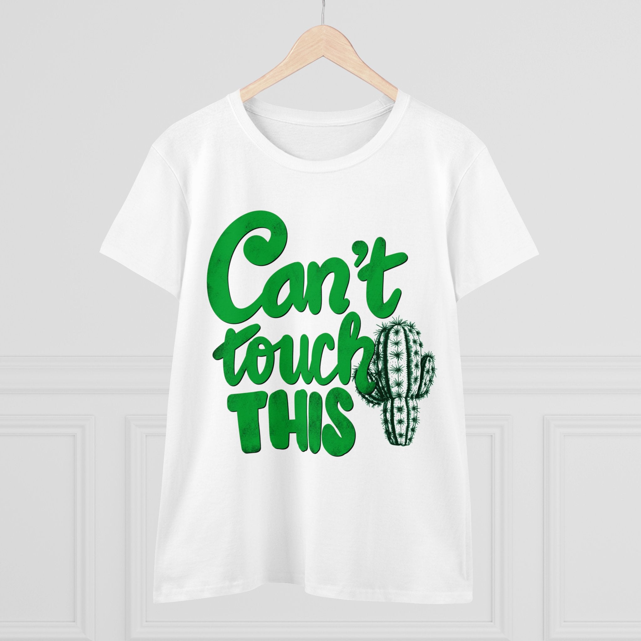 CAN’T TOUCH THIS PUNNY Women's Midweight Cotton Tee