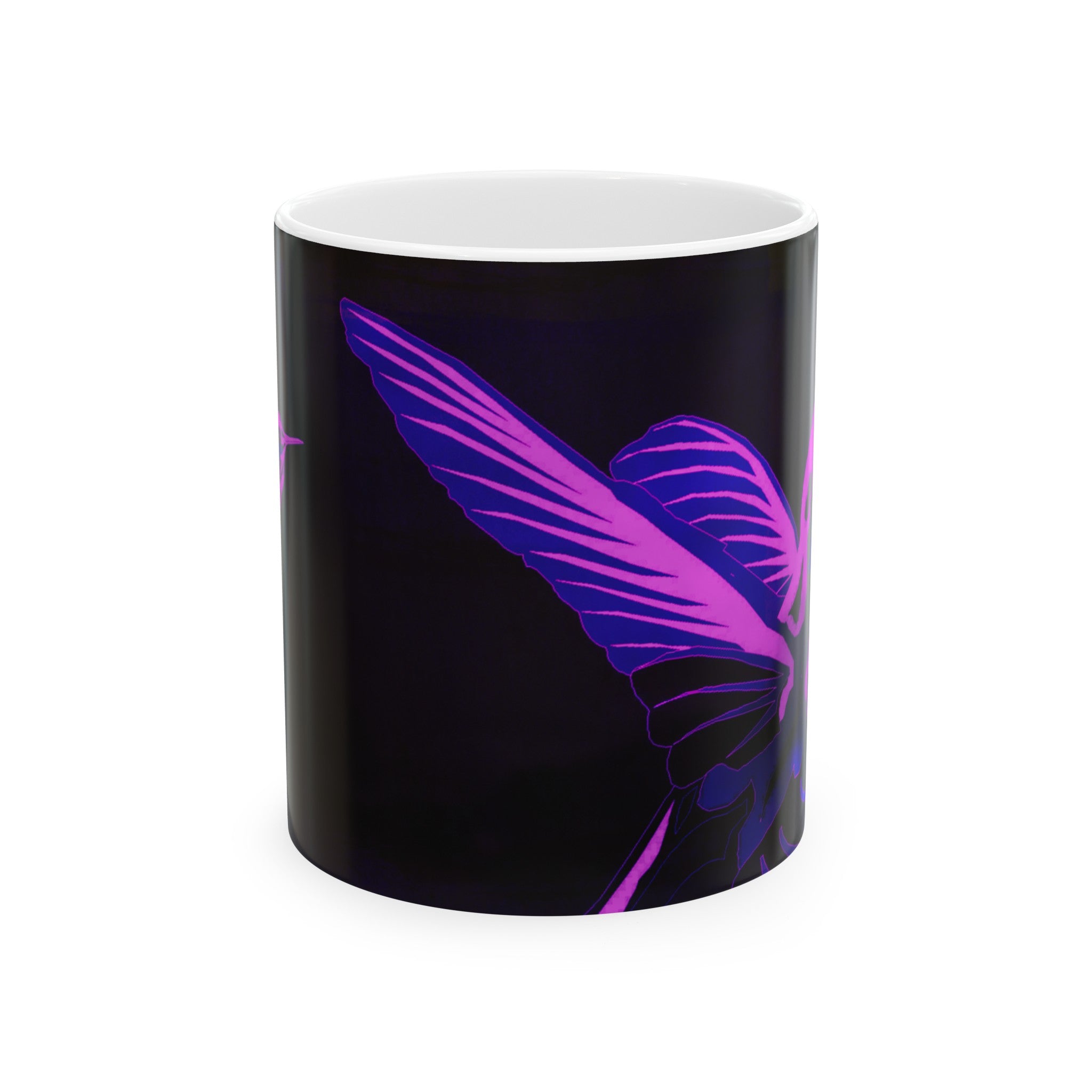 HAPPY HUMMINGBIRD Ceramic Mug, (11oz, 15oz)