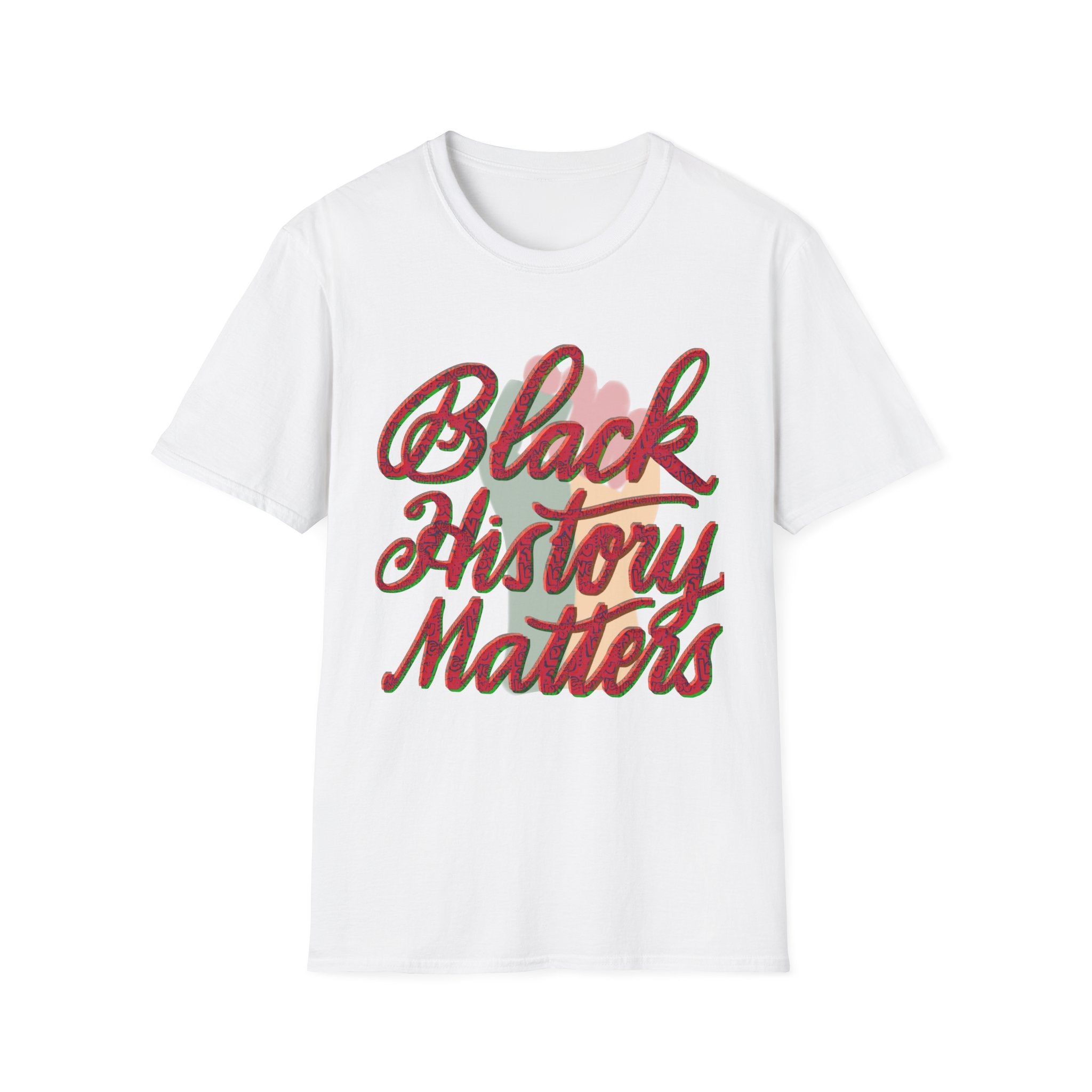 Black History Month Calligraphy T-Shirt