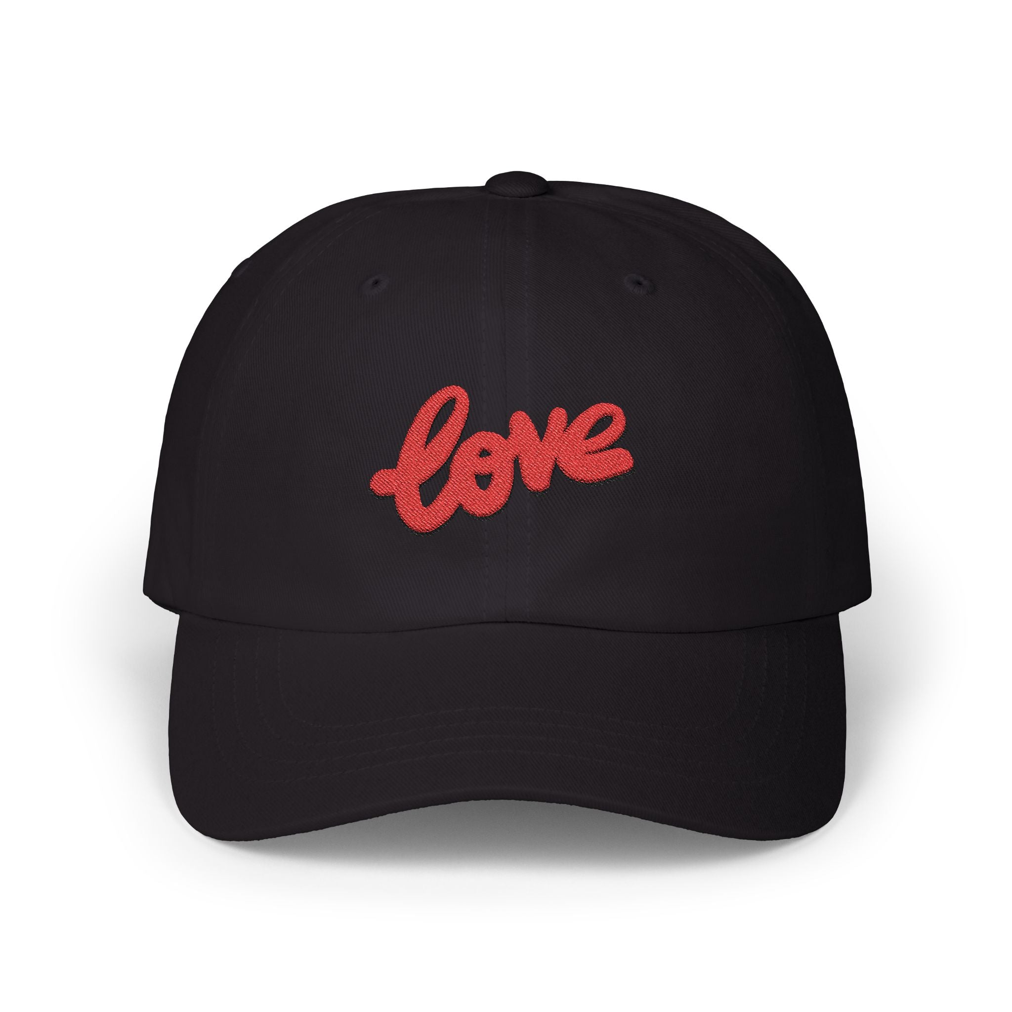 Love Embroidered Classic Cap - Casual Style for Everyday Wear