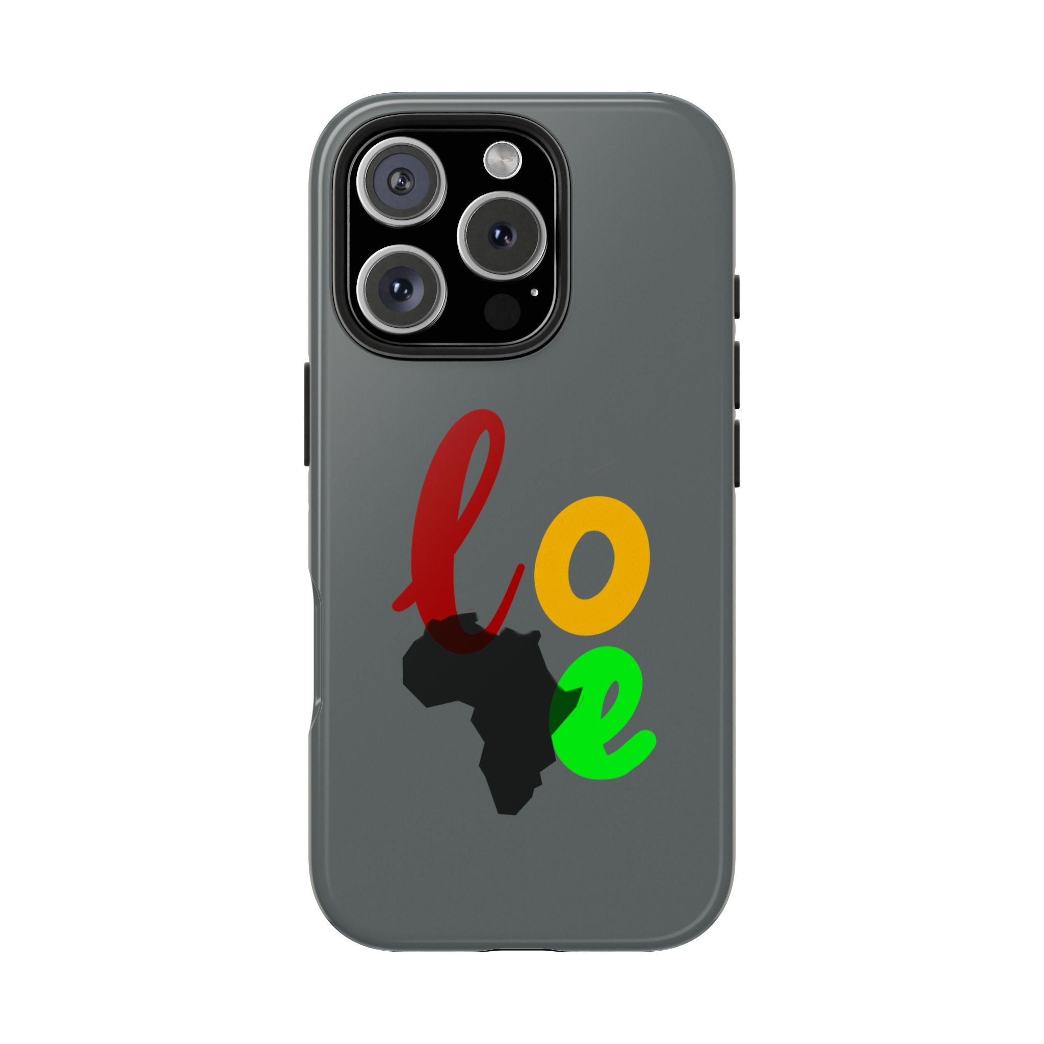 Colorful Love Africa Phone Case - Durable Tough Protection