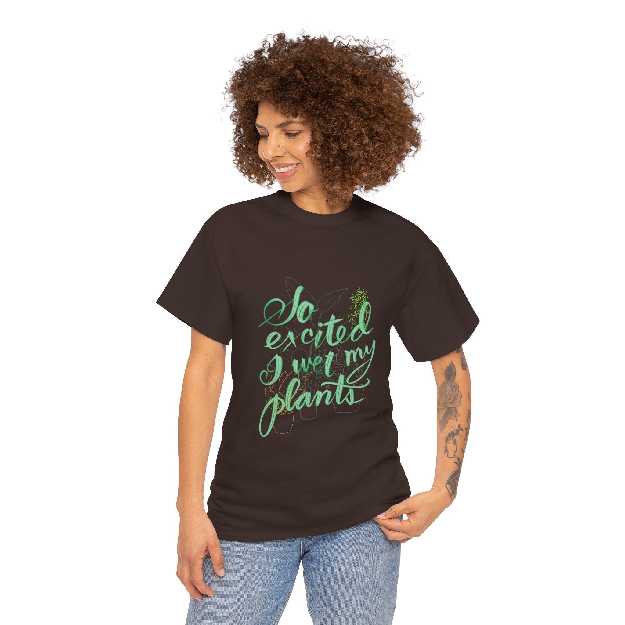 WET MY PLANTS Unisex Heavy Cotton Tee