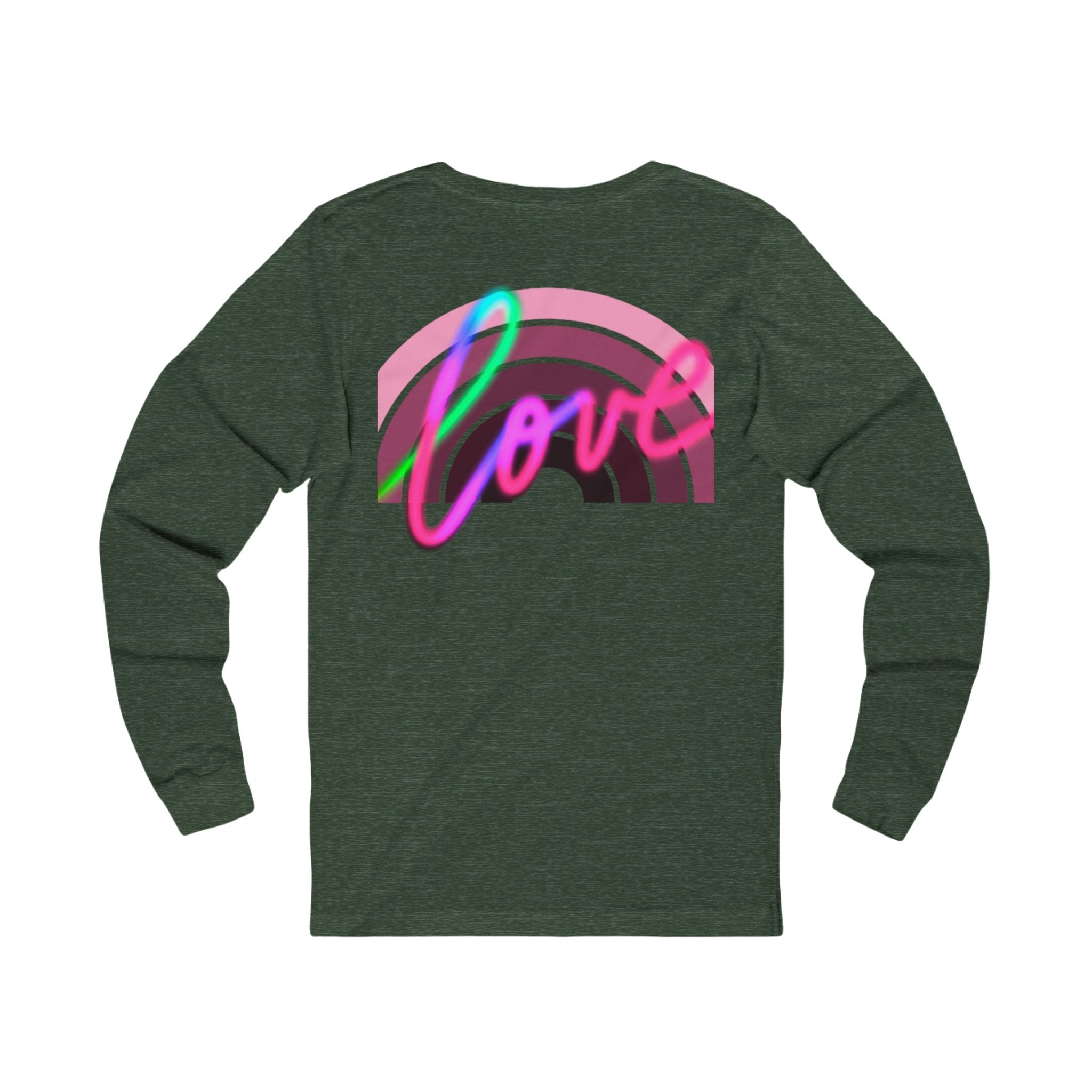 LOVE (FRONT AND BACK) Long Sleeve Tee