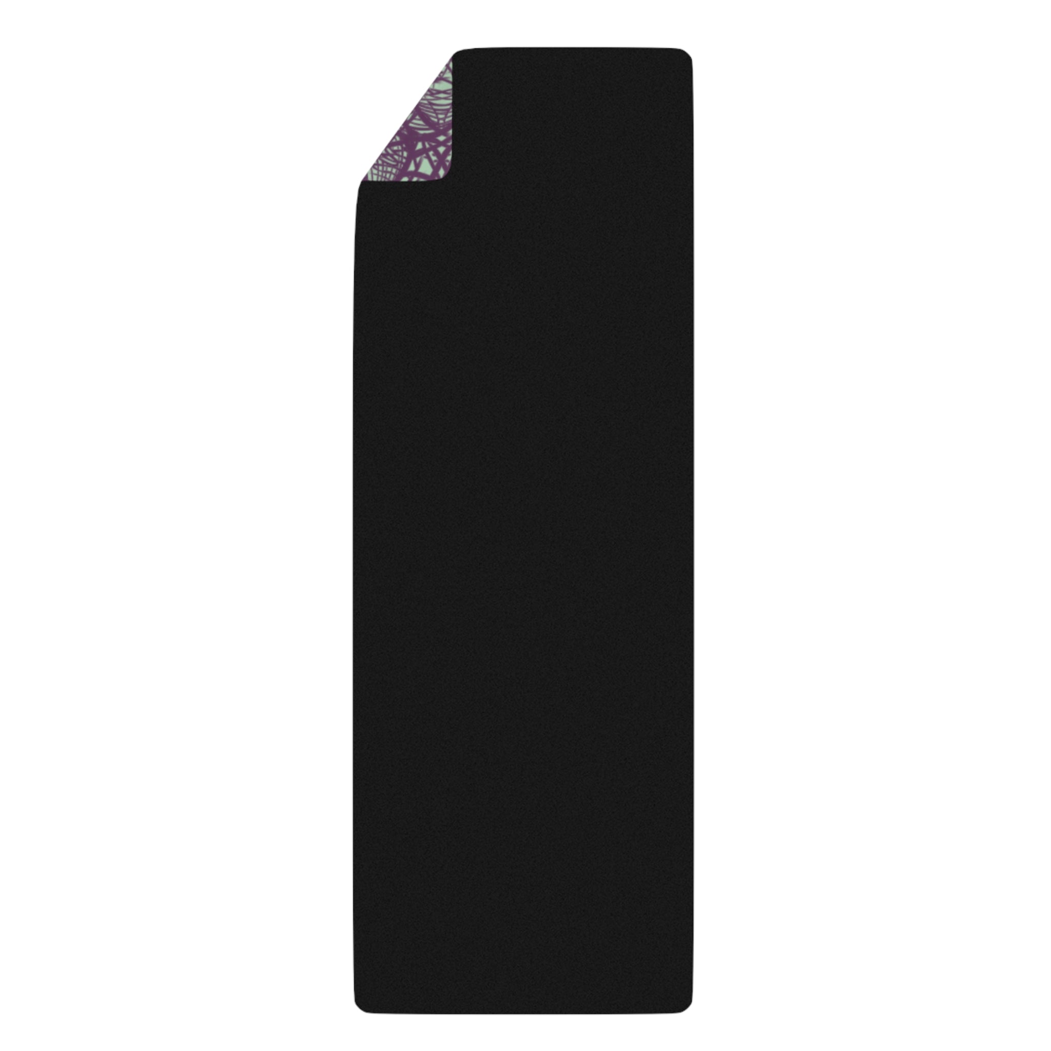 PURPLE PATTERN Rubber Yoga Mat