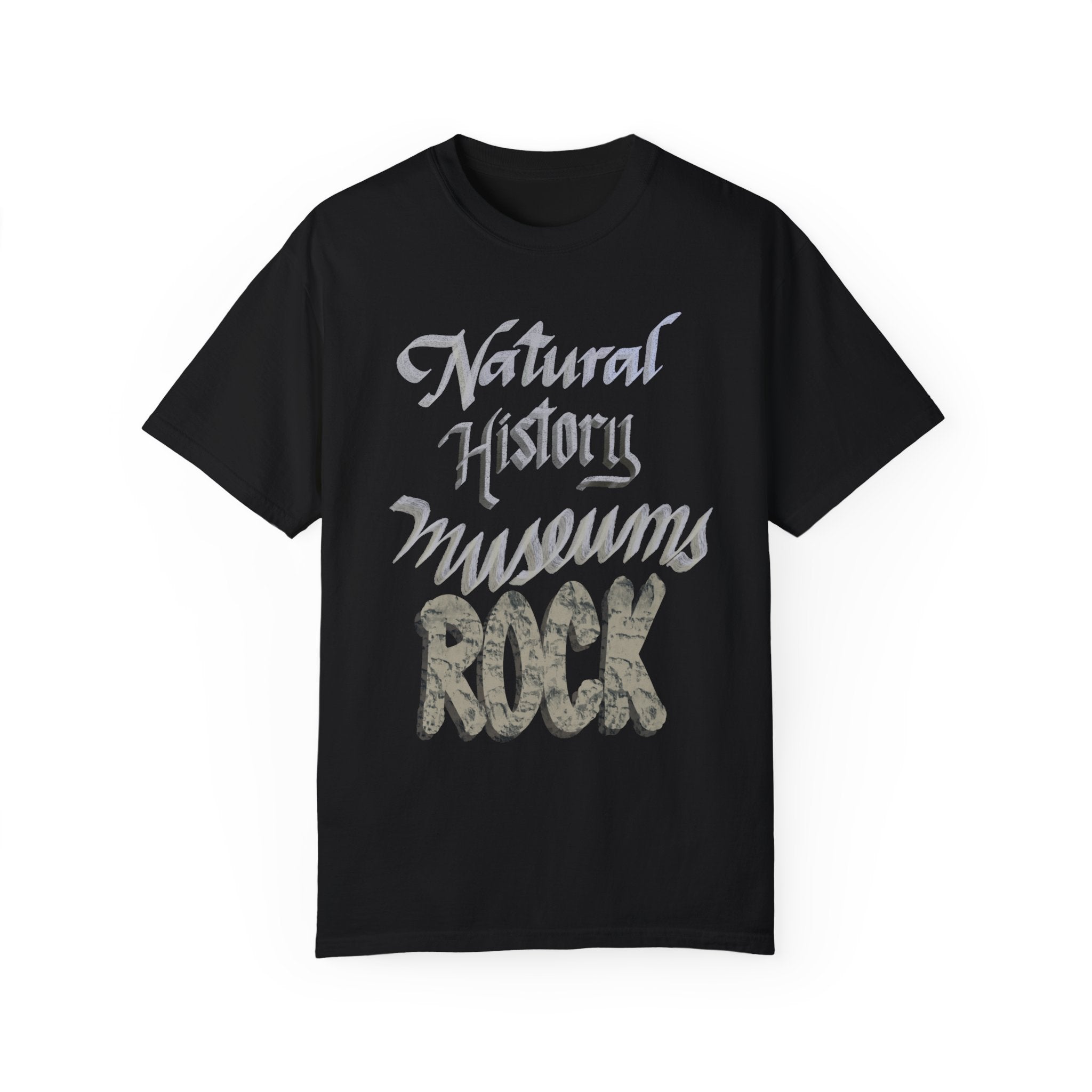 NATURAL HISTORY MUSEUMS ROCK Unisex Garment-Dyed T-shirt