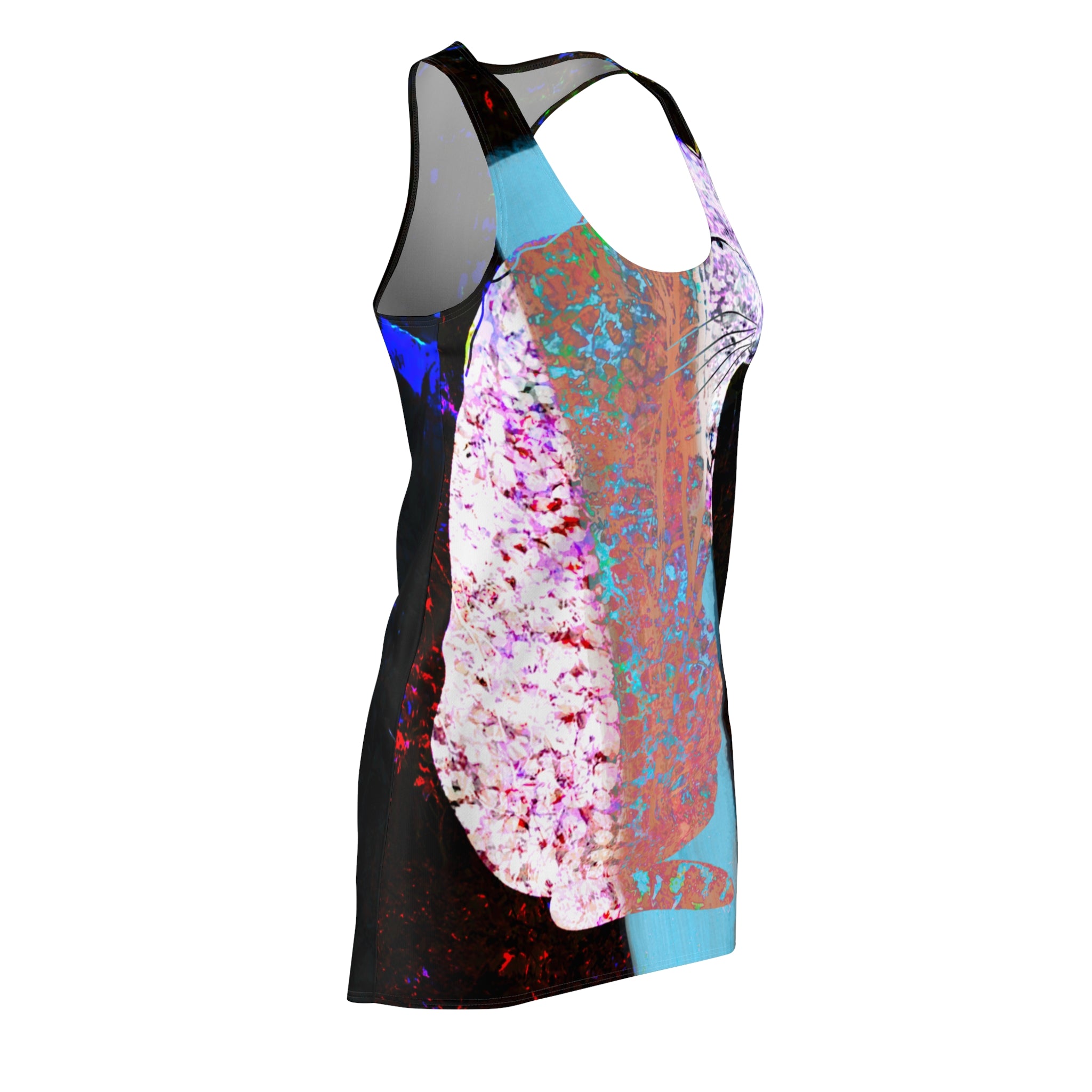 SULTRY Women's Cut & Sew Racerback Dress (AOP)
