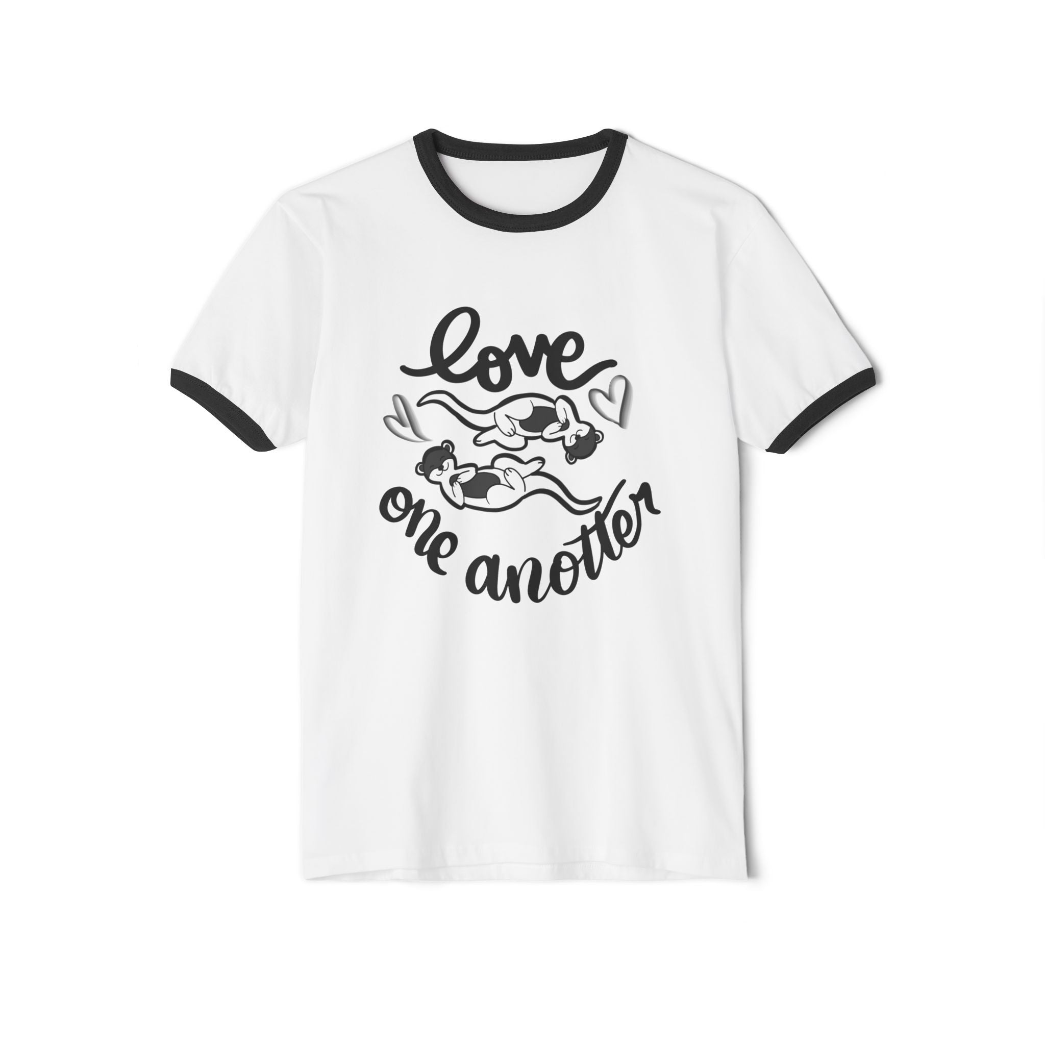 Love One Anotter Unisex Cotton Ringer T-Shirt