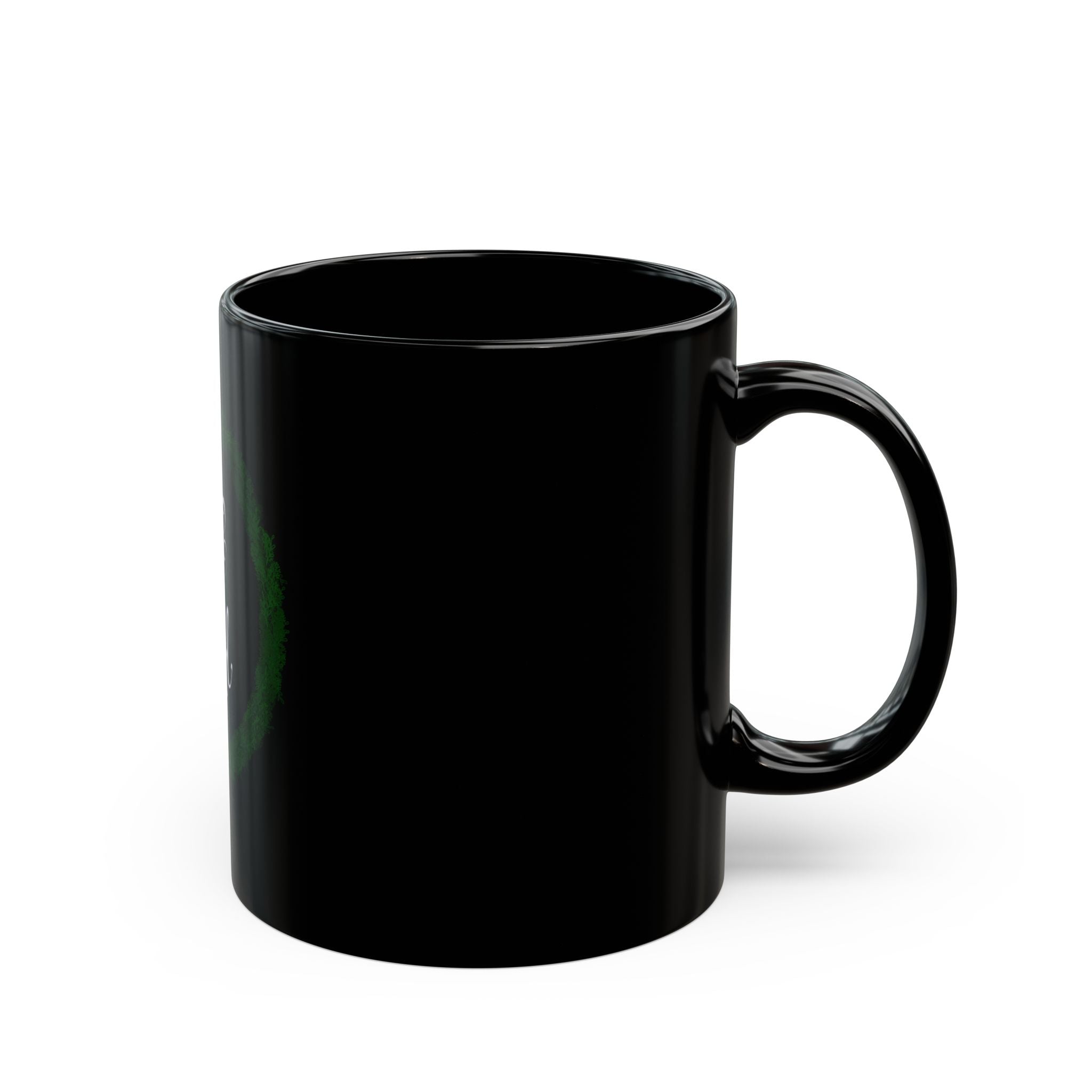 JOY TO THE WORLD Black Mug (11oz)