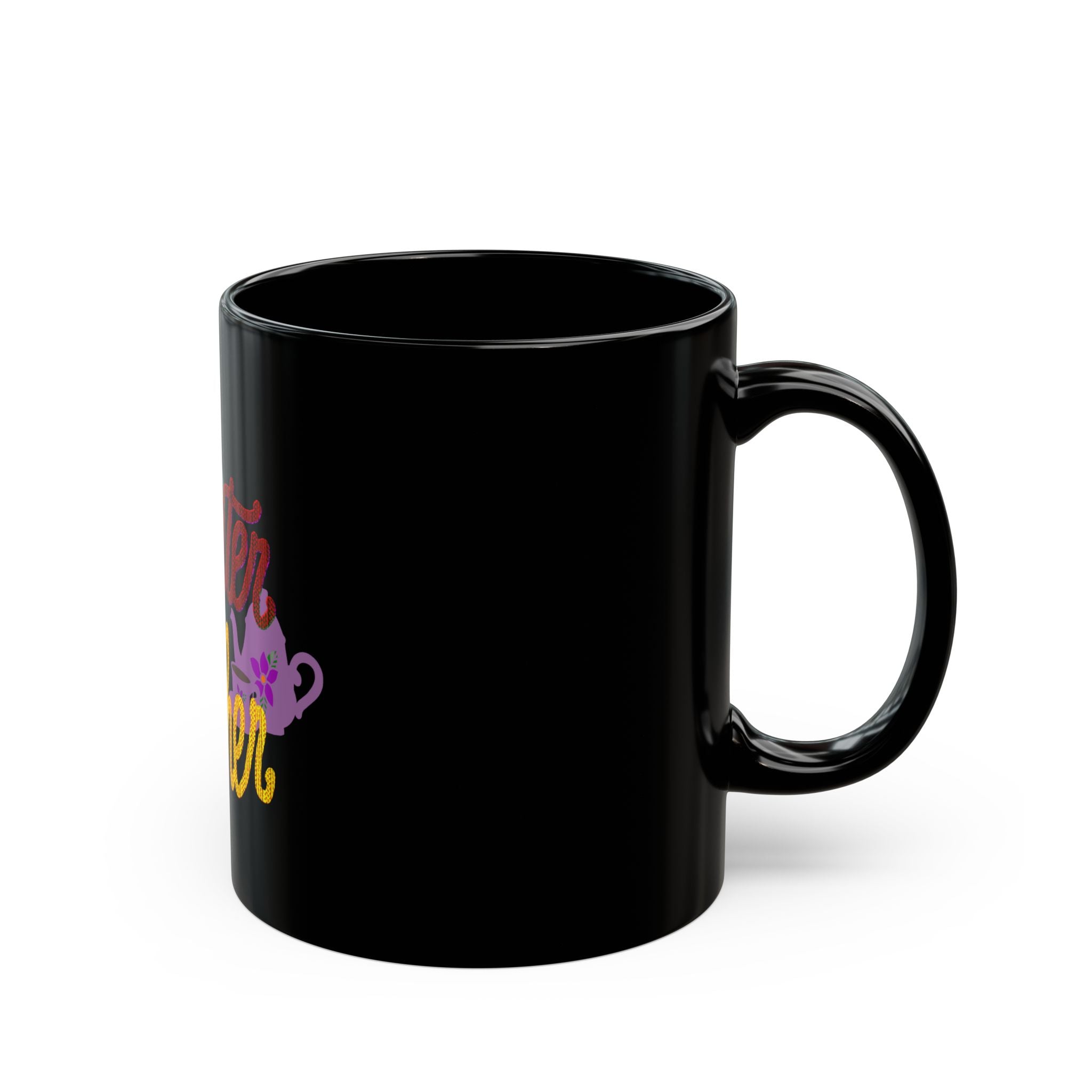 SWEATER WEATHER Black Mug (11oz)