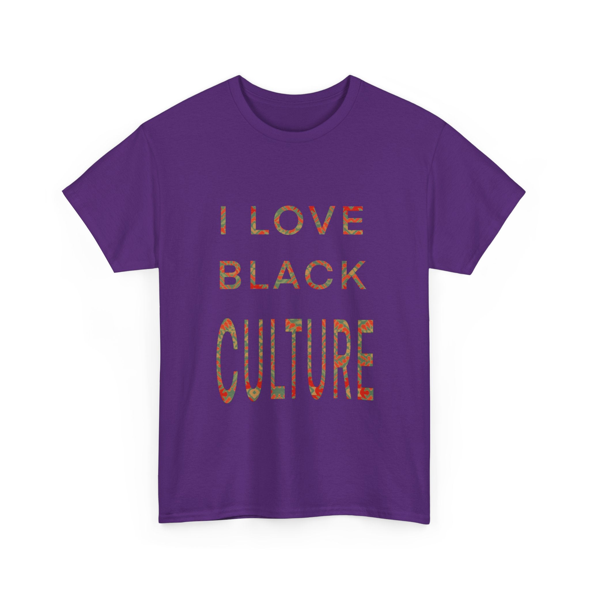 I LOVE BLACK CULTURE Unisex Heavy Cotton Tee