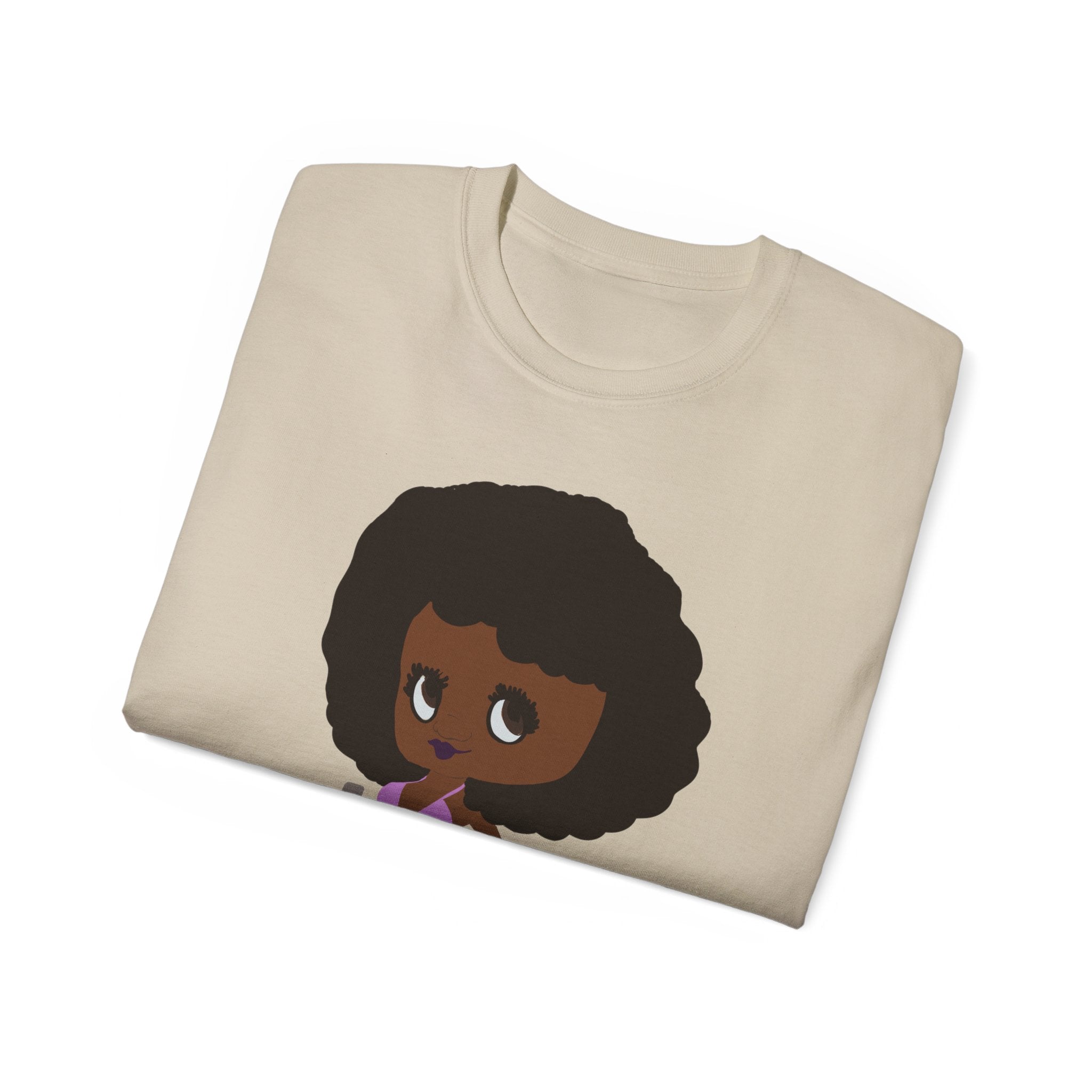 BETTINA WITH CELL PHONE Unisex Ultra Cotton Tee