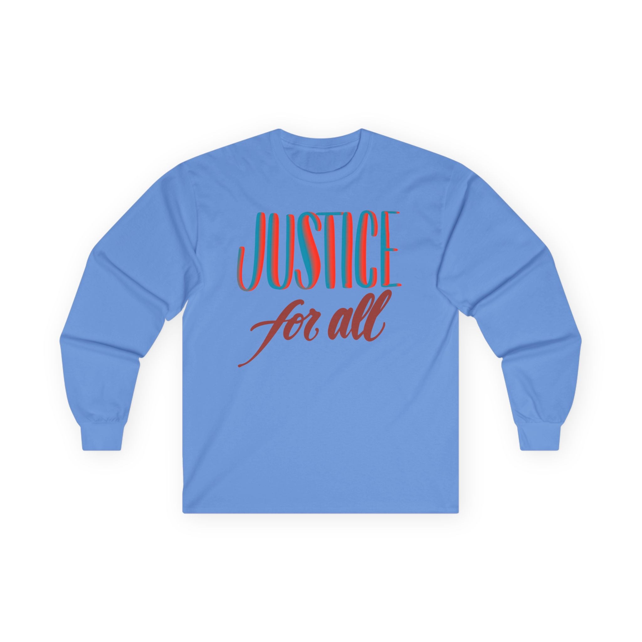 Justice for All Unisex Long Sleeve Tee - Empowerment & Activism Wear