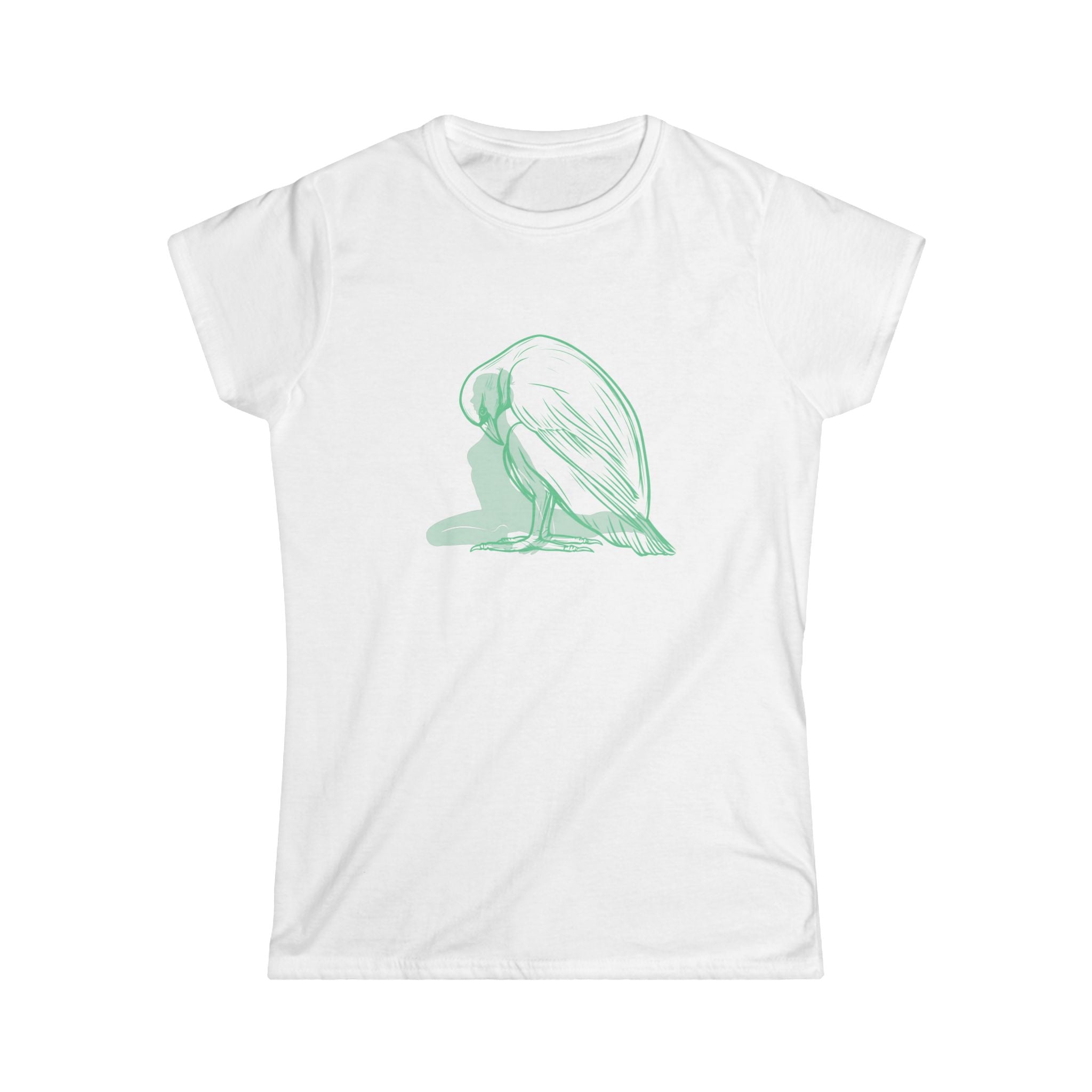 Pigeon pose Women's Softstyle Tee