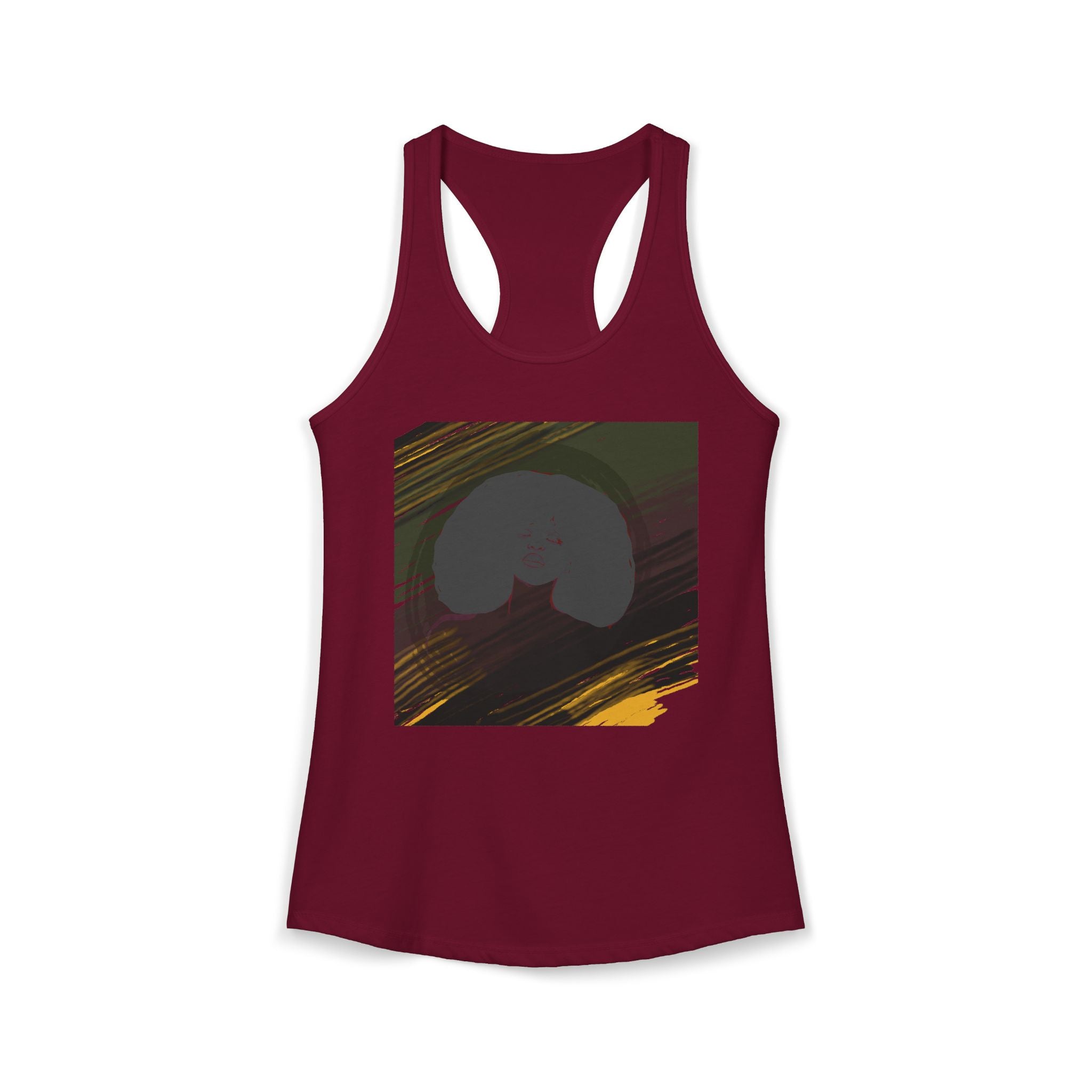 Strong Black Woman Racerback Tank — Empowerment Fitness Top