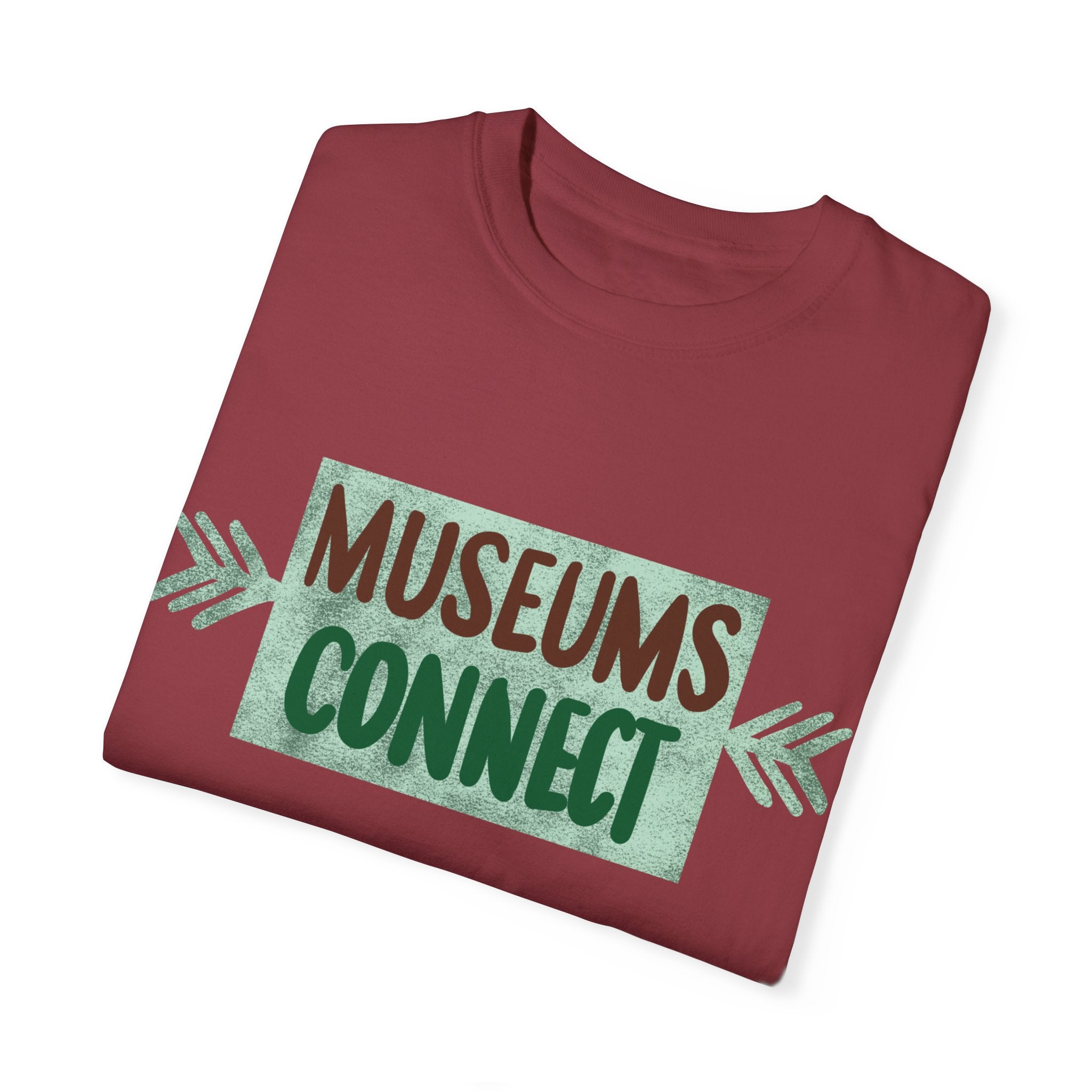 MUSEUMS CONNECT Unisex Garment-Dyed T-shirt