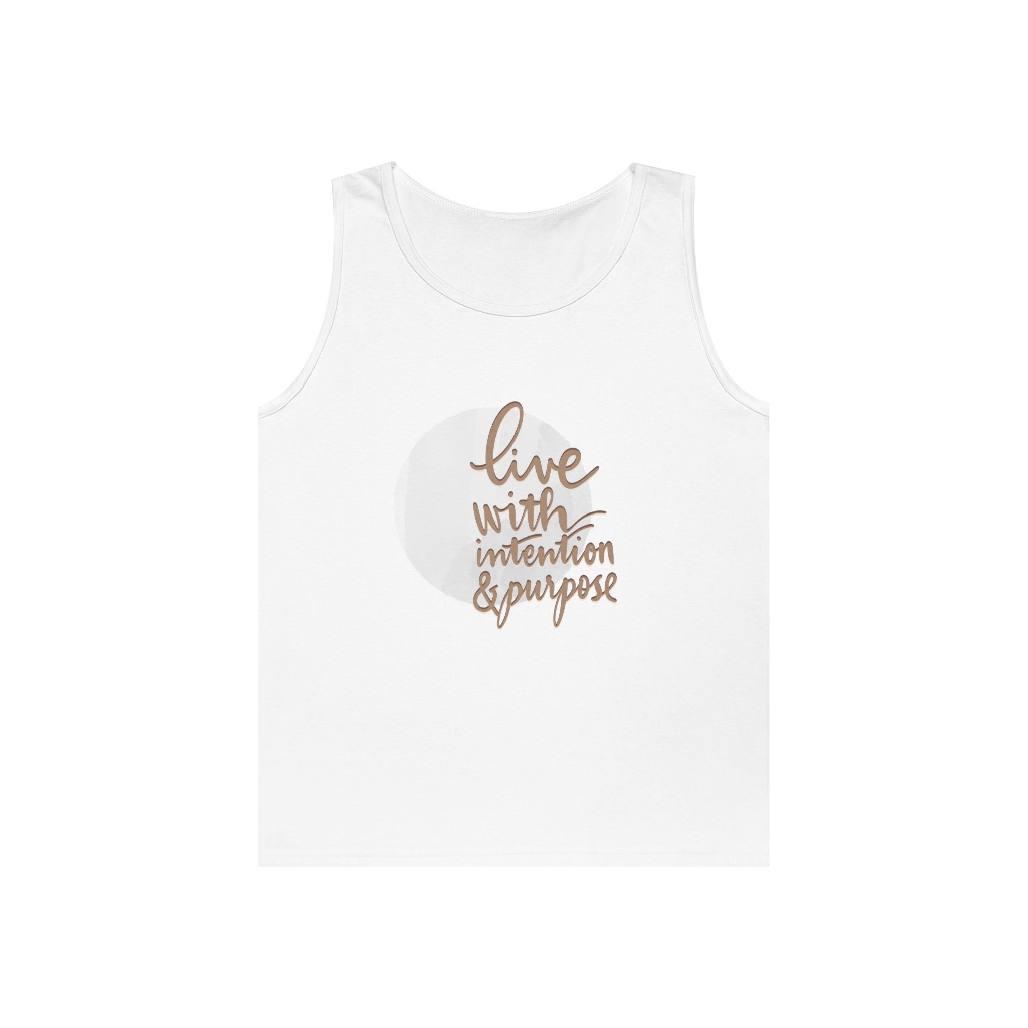 Intentional Living Tank Top — "Live with Intention & Purpose" Inspirational Tank