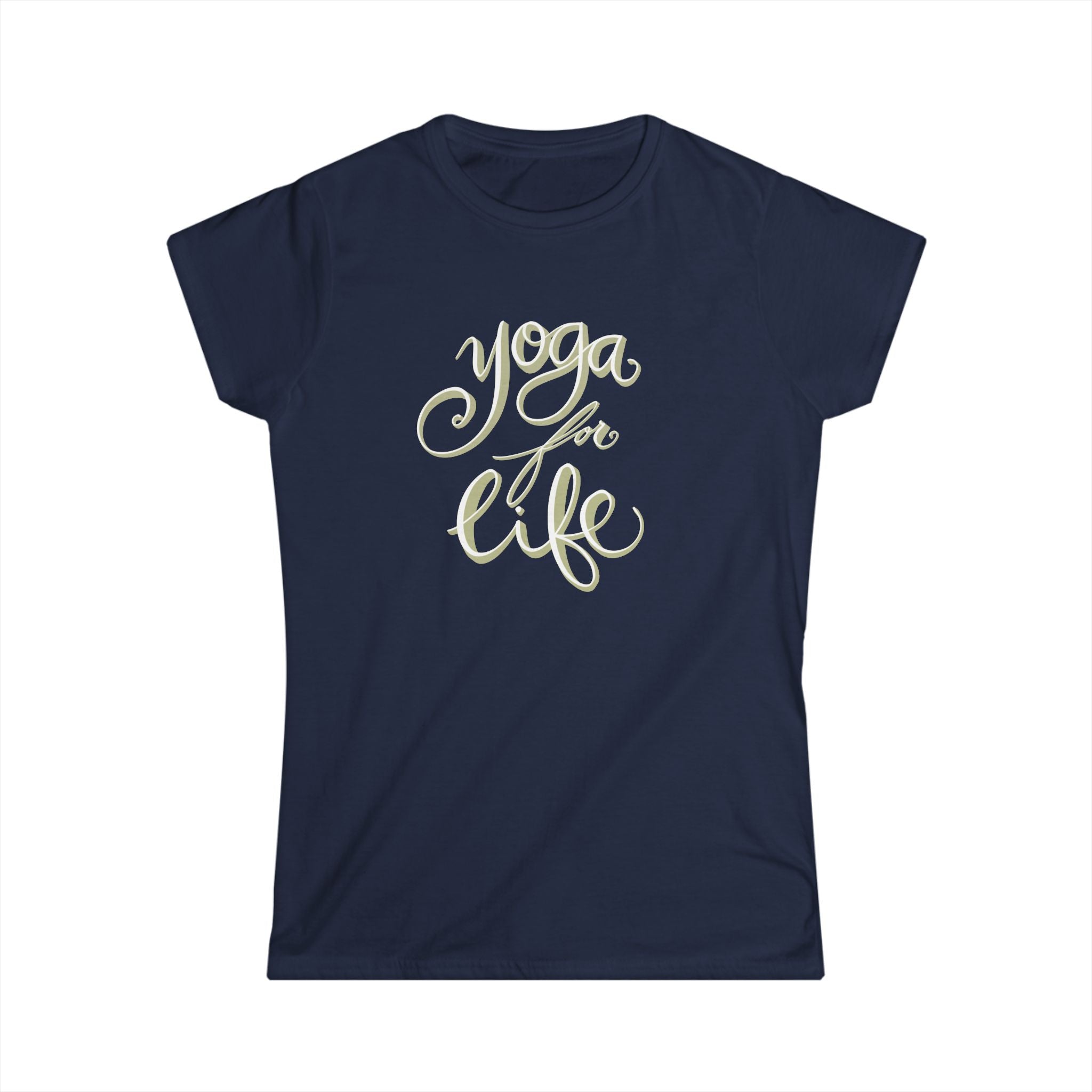 Yoga for Life Women's Softstyle Tee - Comfortable & Inspirational Tee for Yogis
