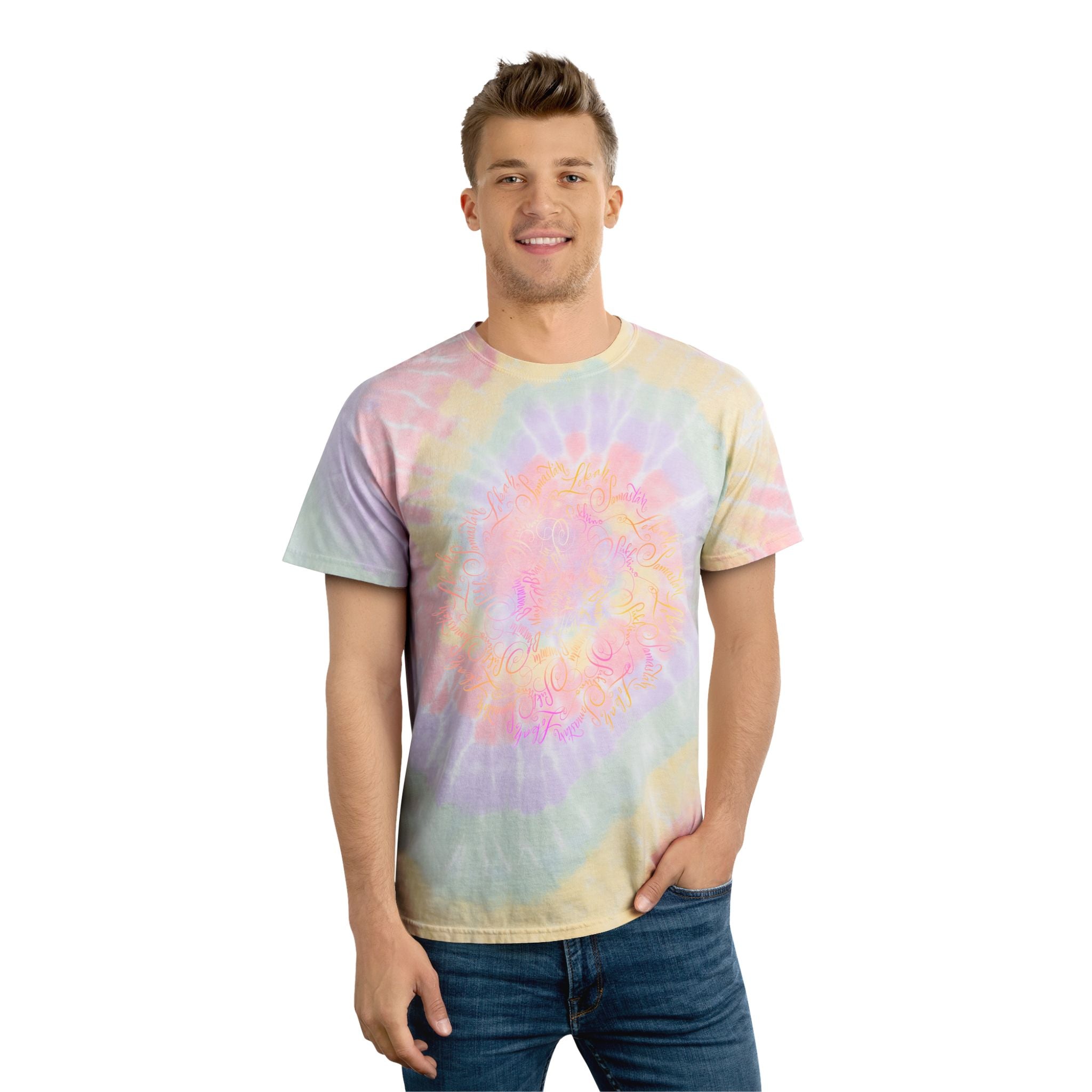 Subtle Mantra Mandala Tie-Dye Tee