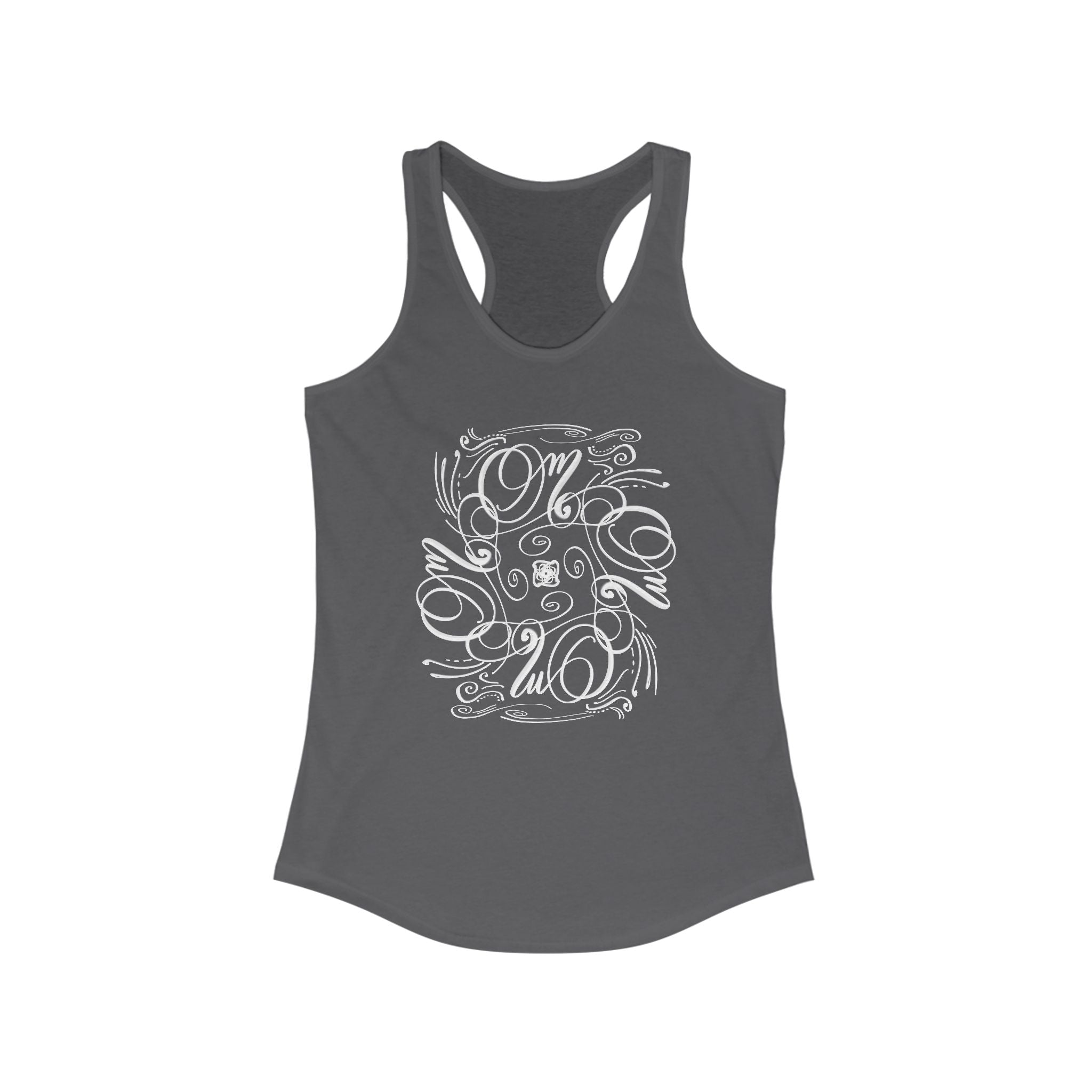 Stylish OM Women's Racerback Tank Top | Gym Wear, Summer Style, Graphic Tee, Casual Outing, Birthday Gift
