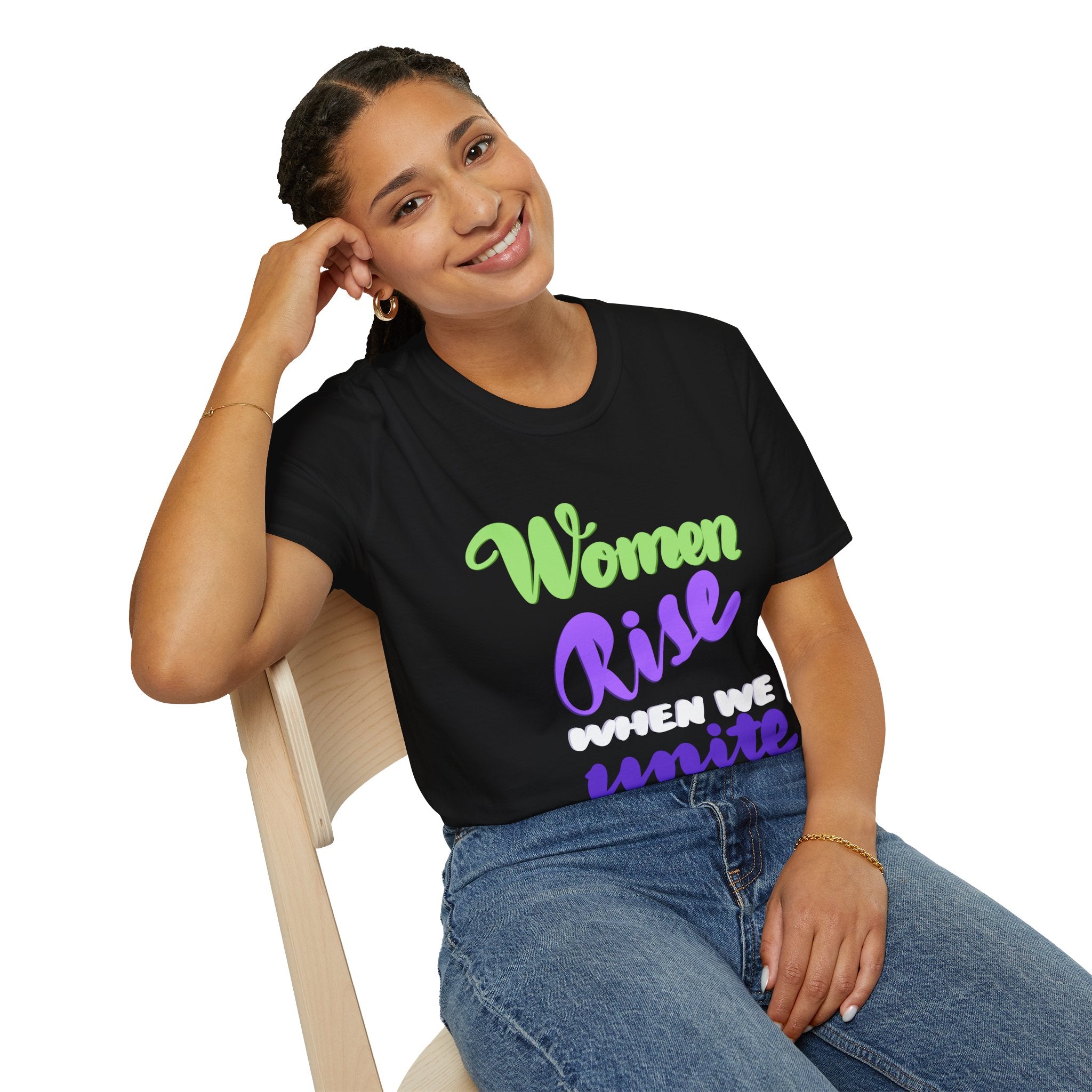 Empowering Women's Unite T-Shirt | Unisex Softstyle Tee for Feminist Movements and Celebrations