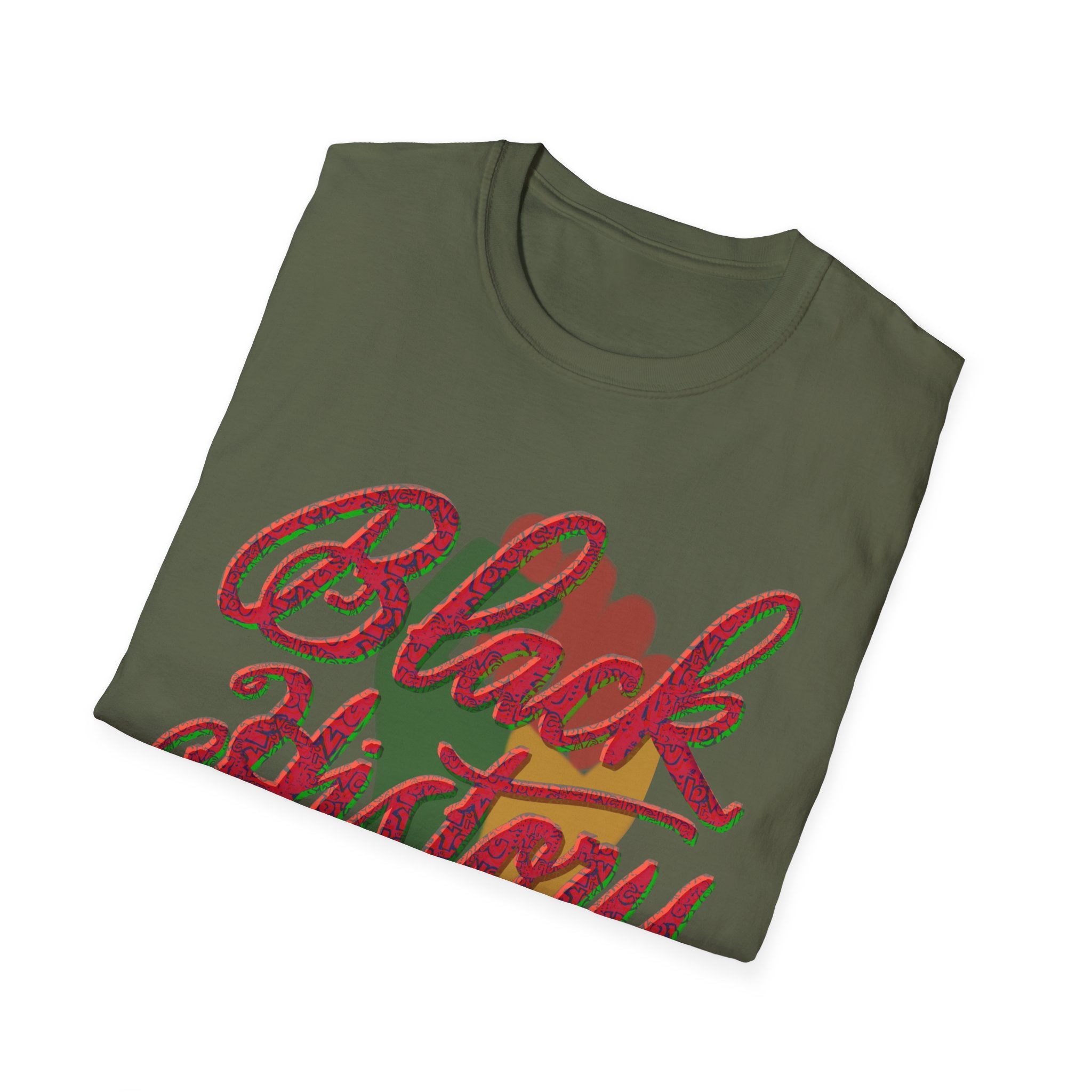 Black History Month Calligraphy T-Shirt