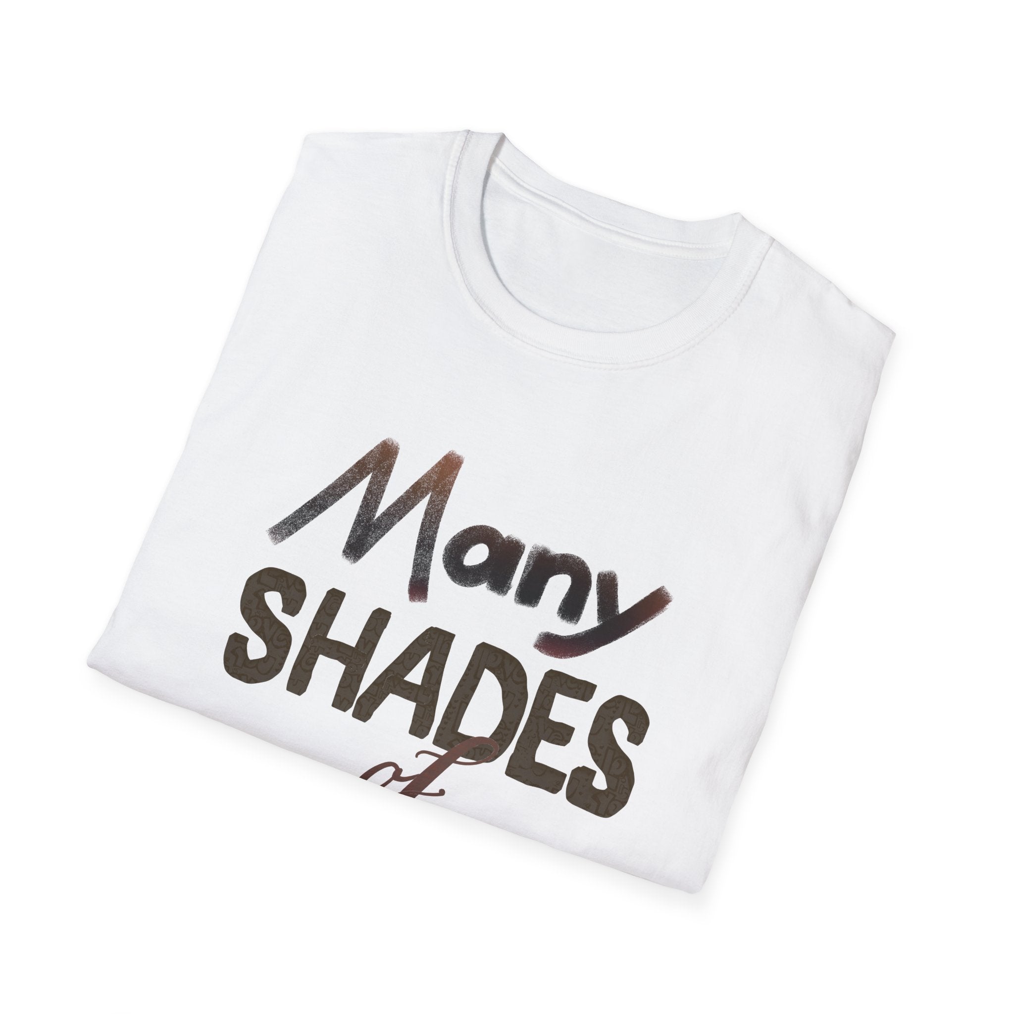 MANY SHADES OF BLACK Unisex Softstyle T-Shirt