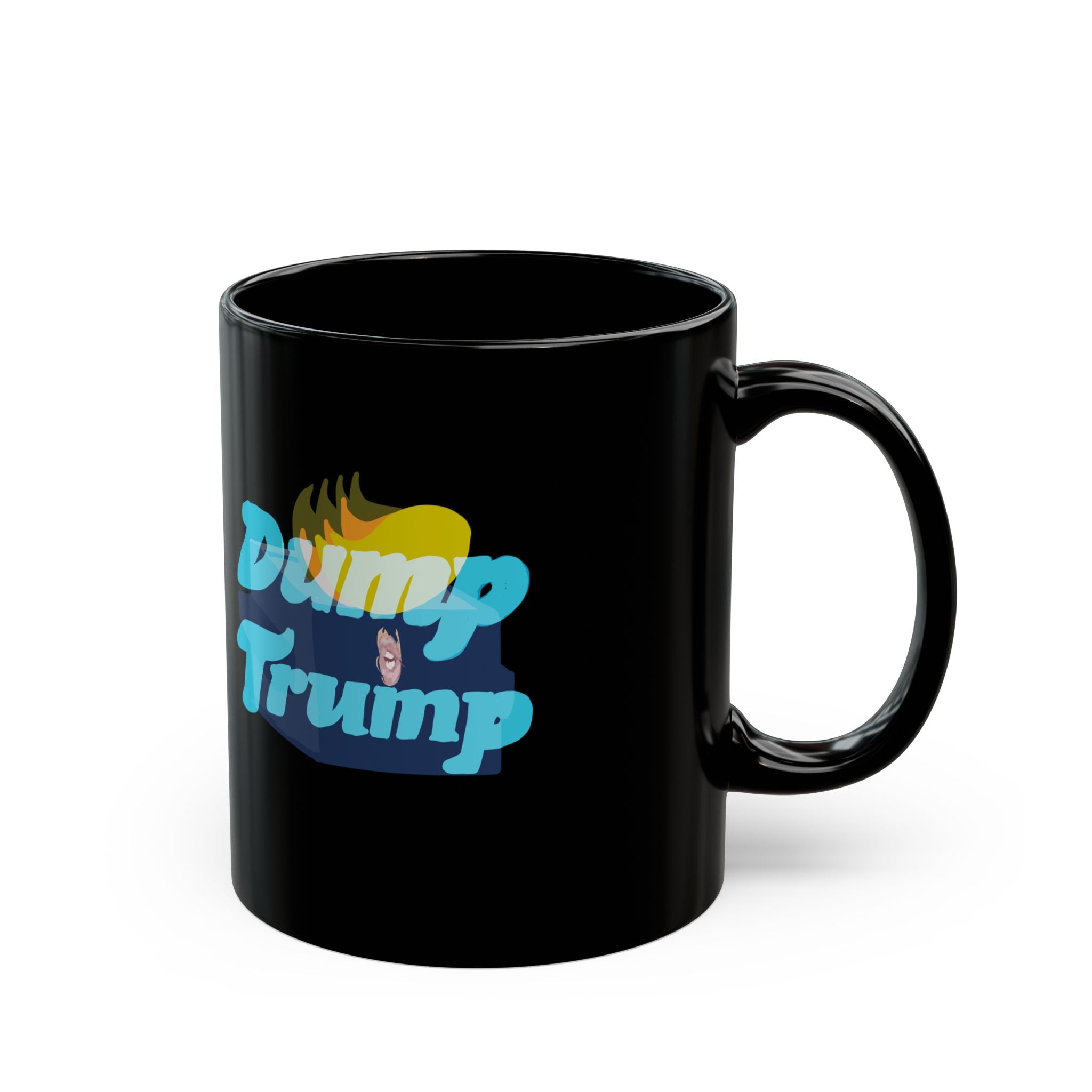 DRUMP TRUMP Black Mug (11oz)