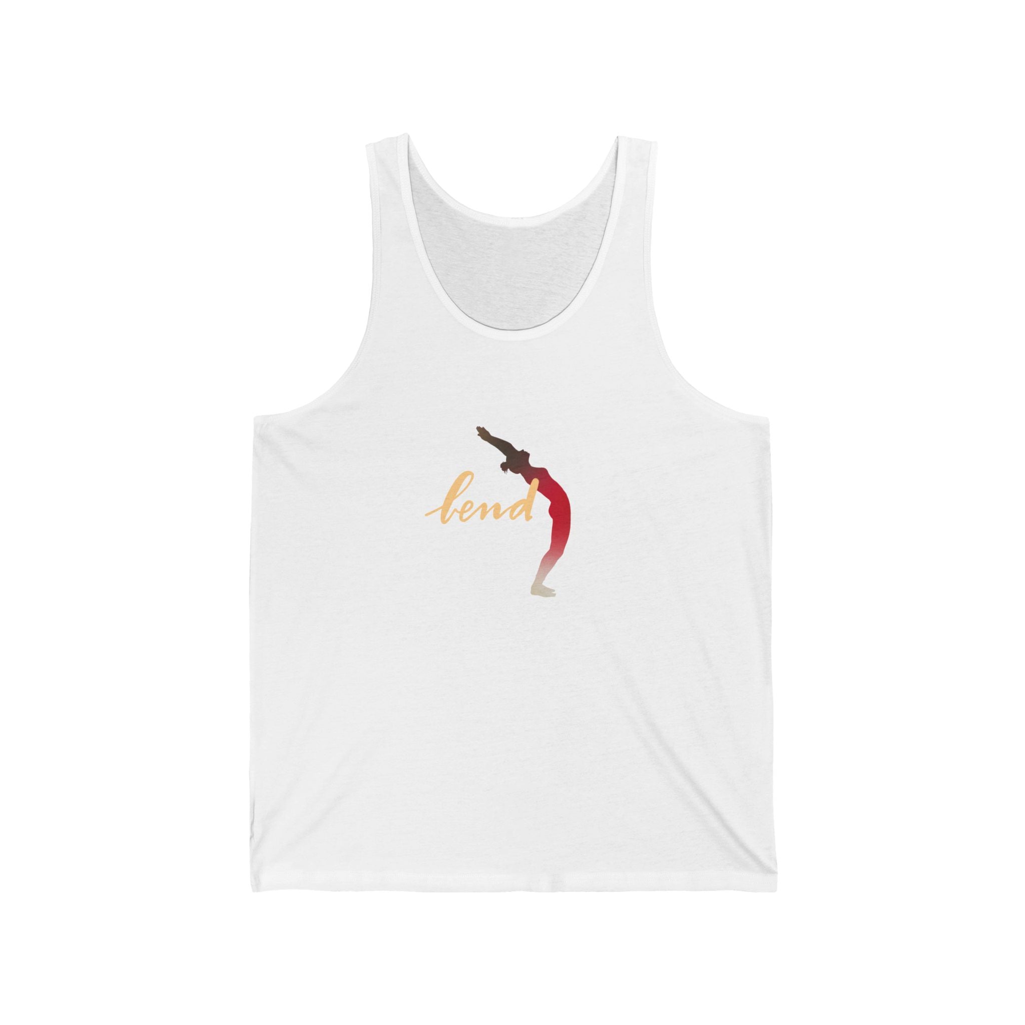 Yoga Unisex Jersey Tank - 'Bend'