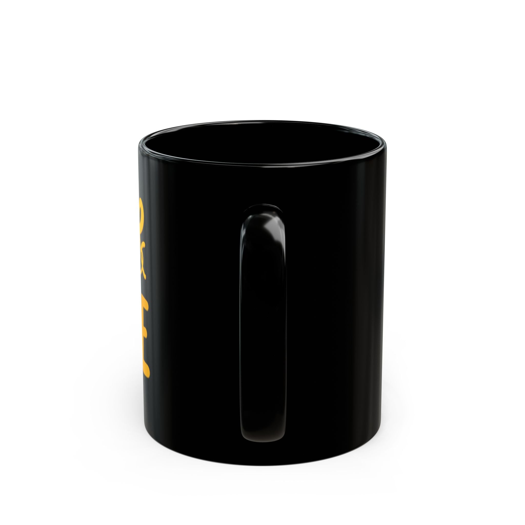 RISE AND SHINE Black Mug (11oz)