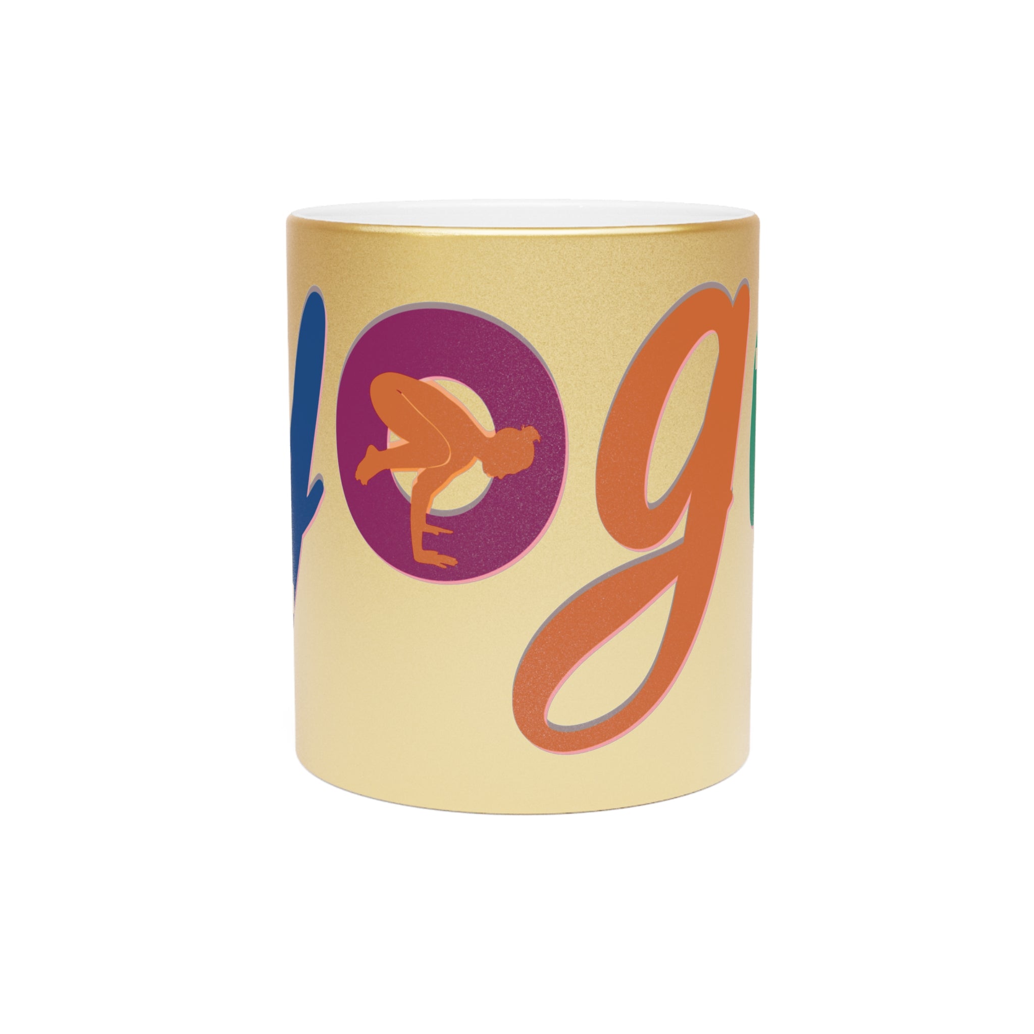 YOGA Metallic Mug (Choice of silver or gold)