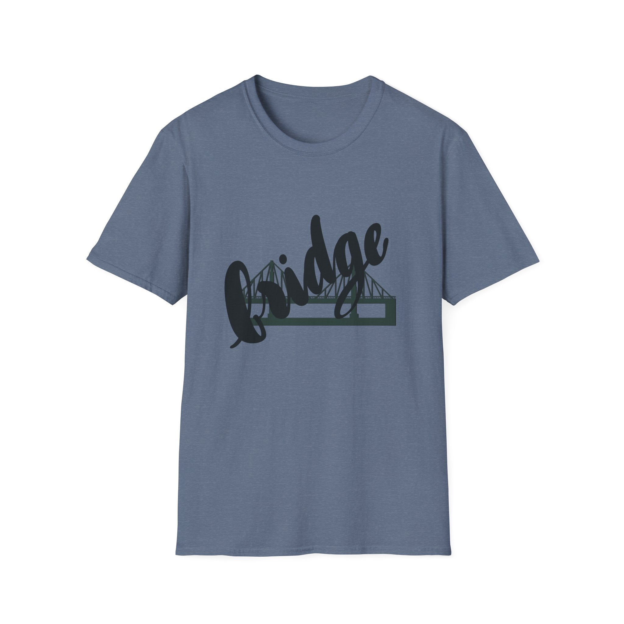 Trendy Bridge Graphic Unisex Softstyle T-Shirt - Casual Streetwear