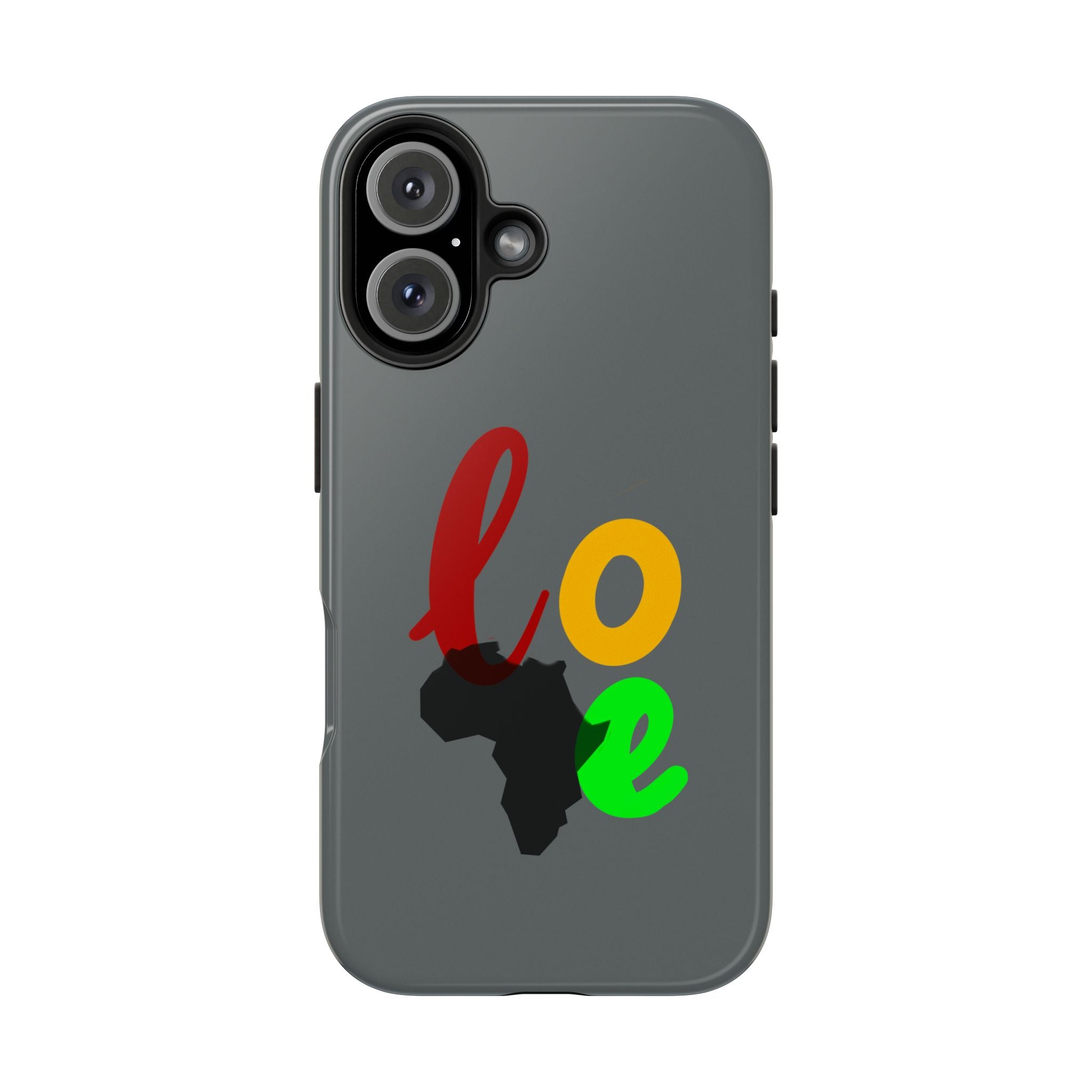 Colorful Love Africa Phone Case - Durable Tough Protection