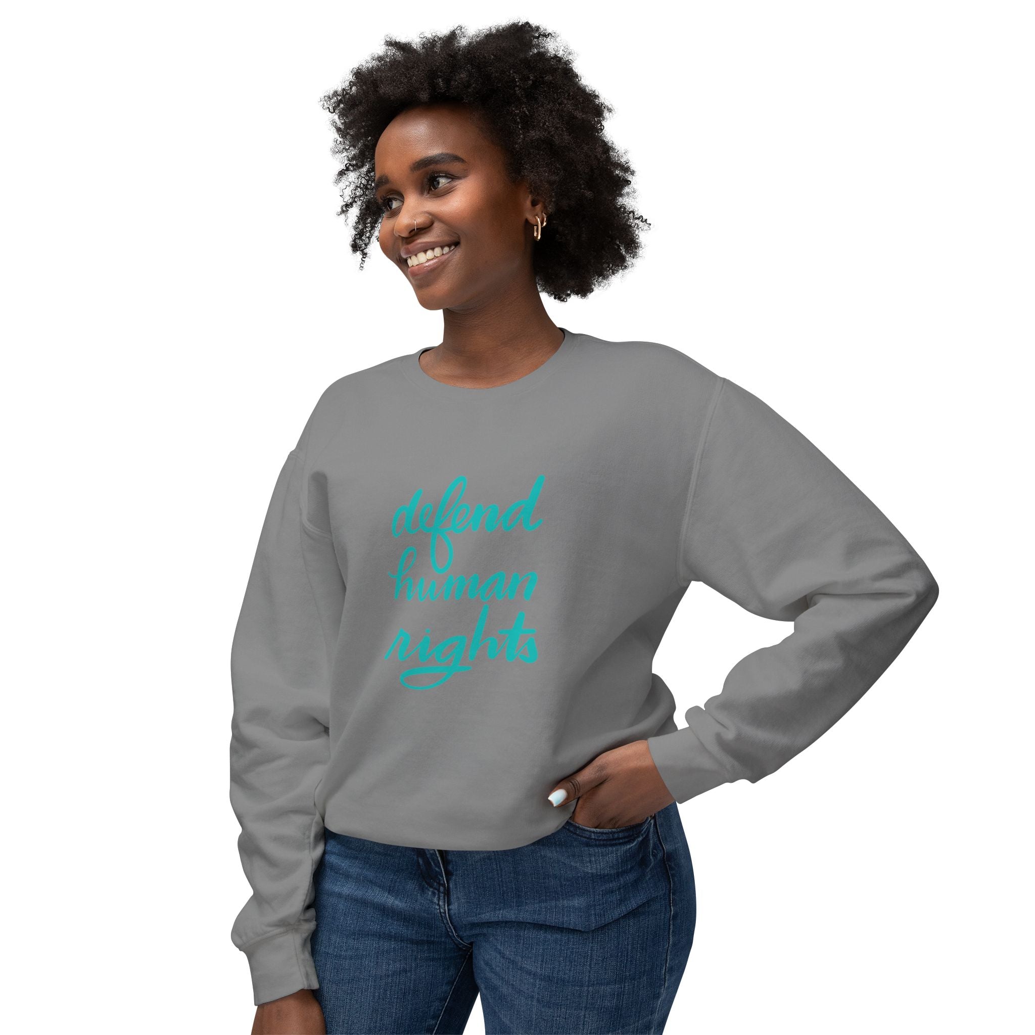 Defend Human Rights Crewneck Sweatshirt