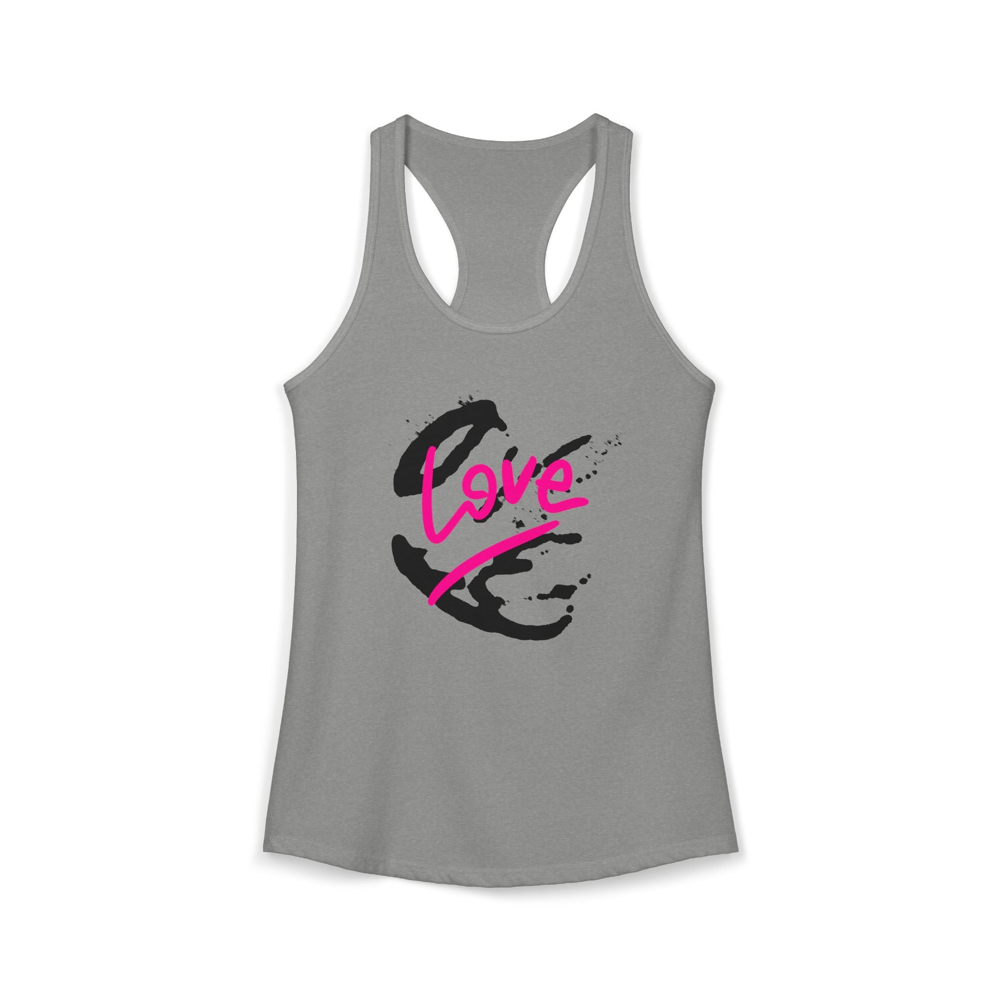 Love Handwritten Racerback Tank