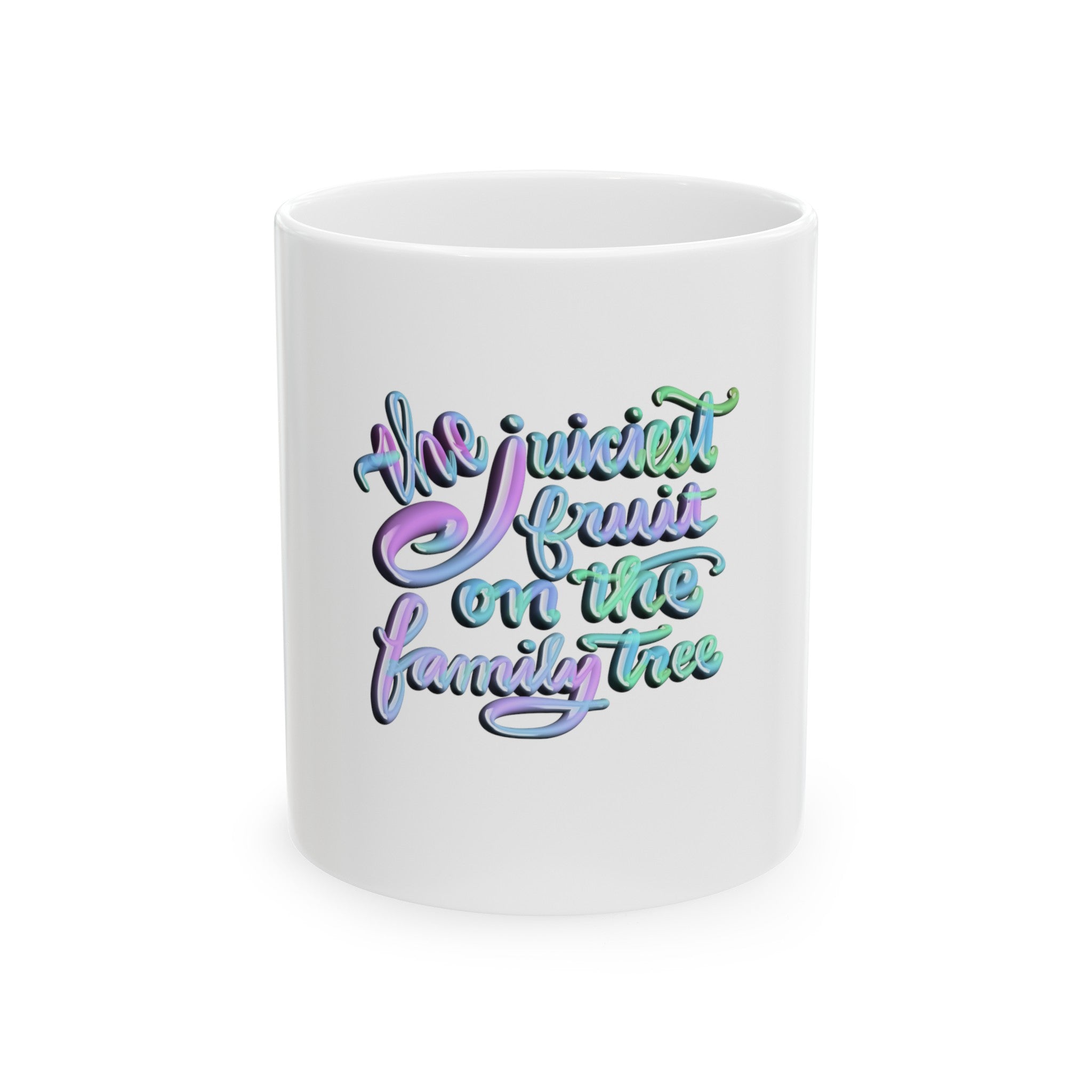 JUICIEST FRUIT Ceramic Mug, 11oz