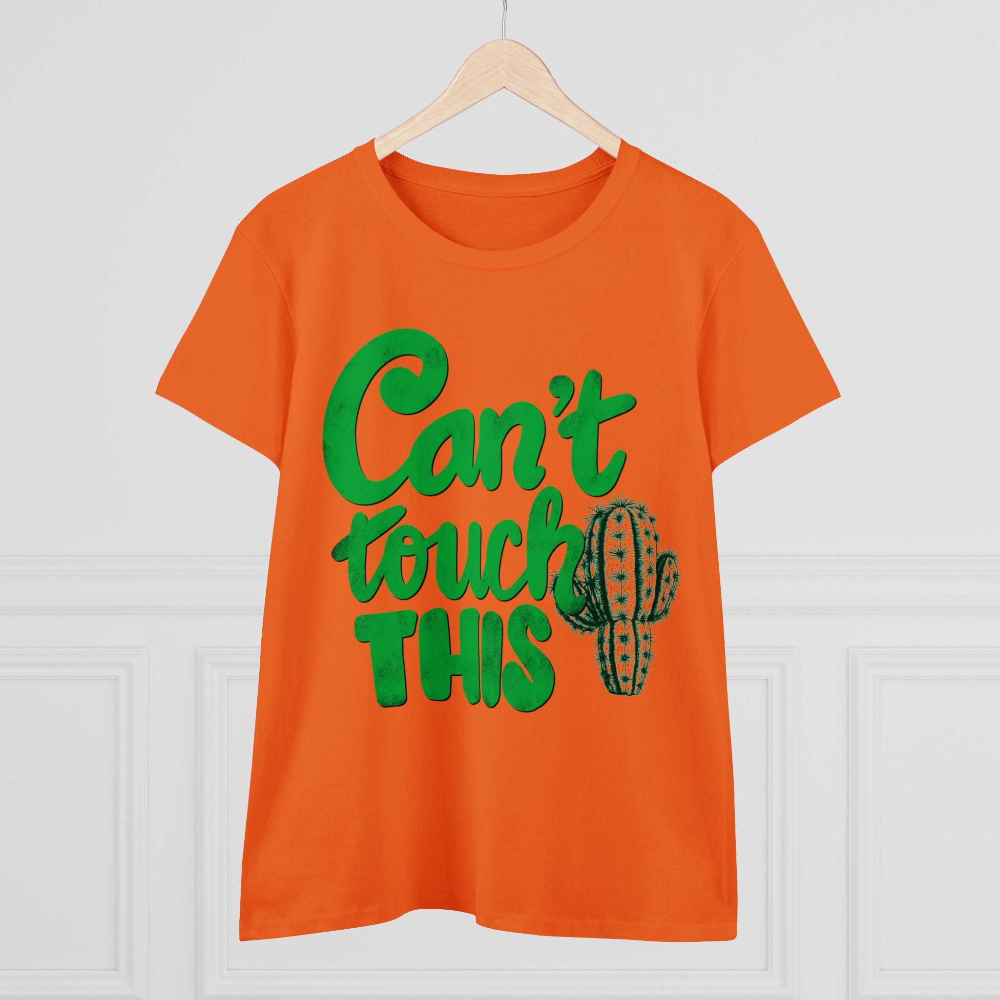 CAN’T TOUCH THIS PUNNY Women's Midweight Cotton Tee