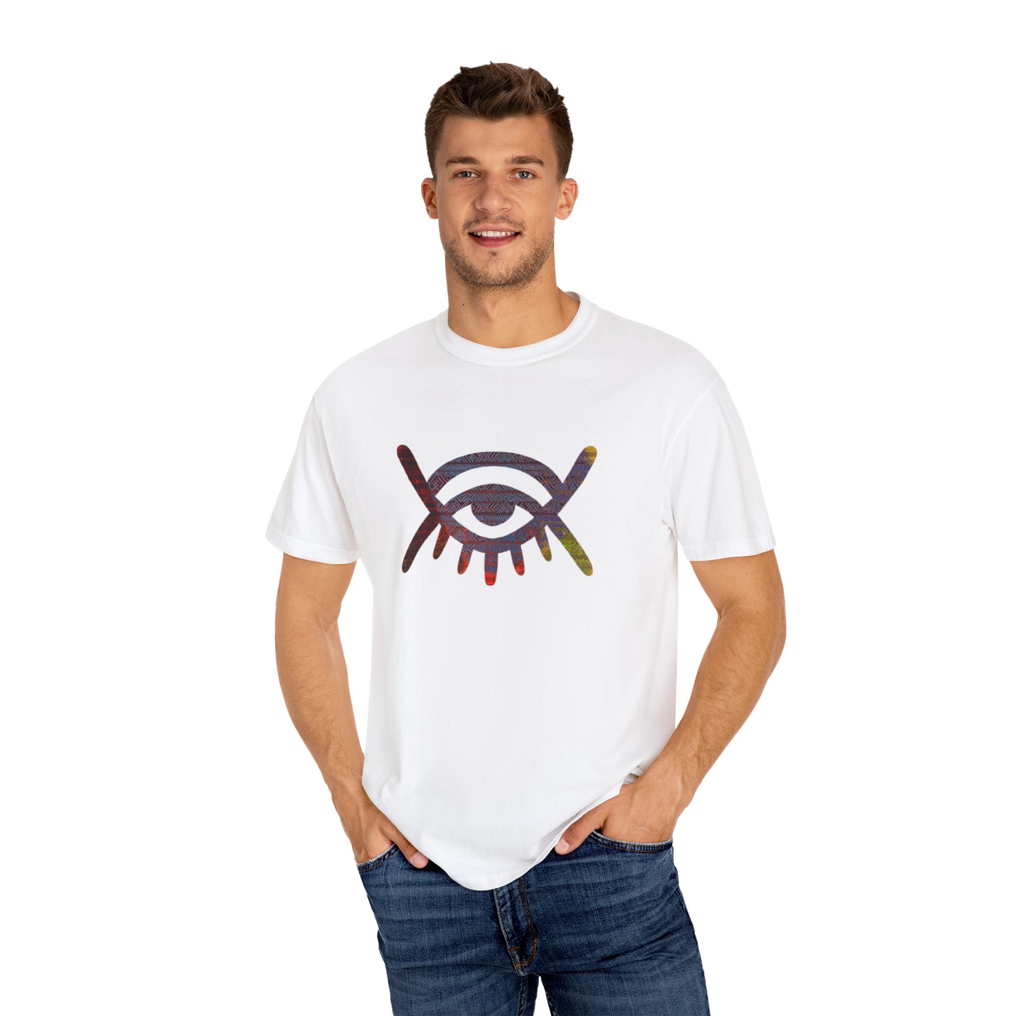 ALL-SEEING EYE ADINKRA Unisex Garment-Dyed T-shirt