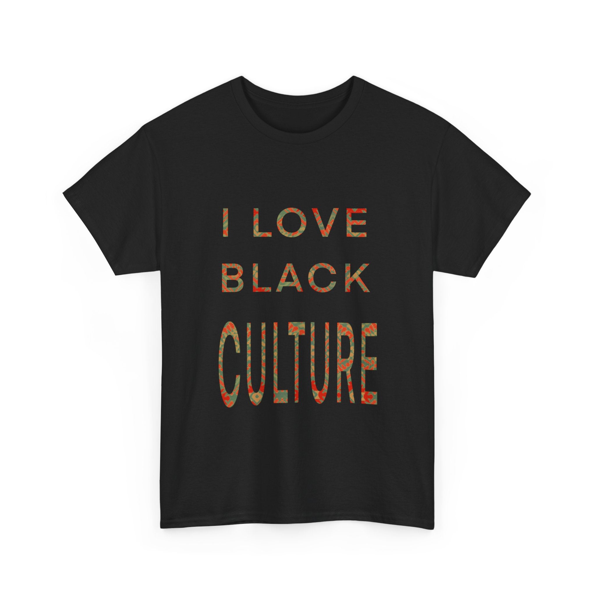 I LOVE BLACK CULTURE Unisex Heavy Cotton Tee