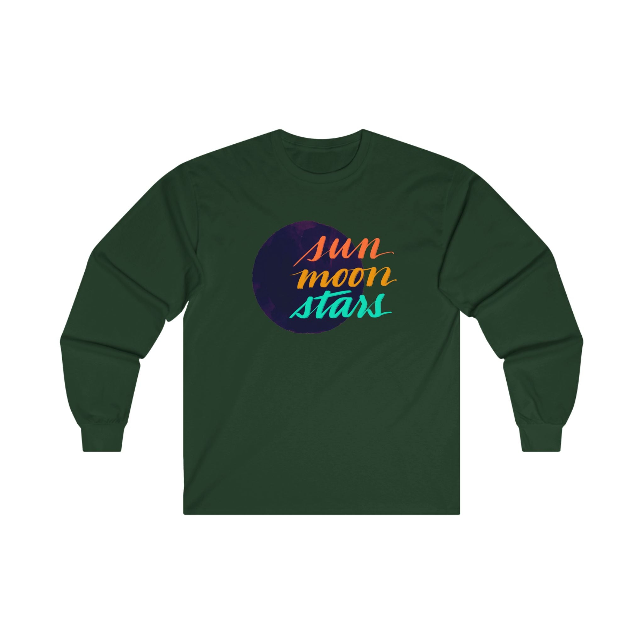 SUN MOON STARS Long Sleeve Tee