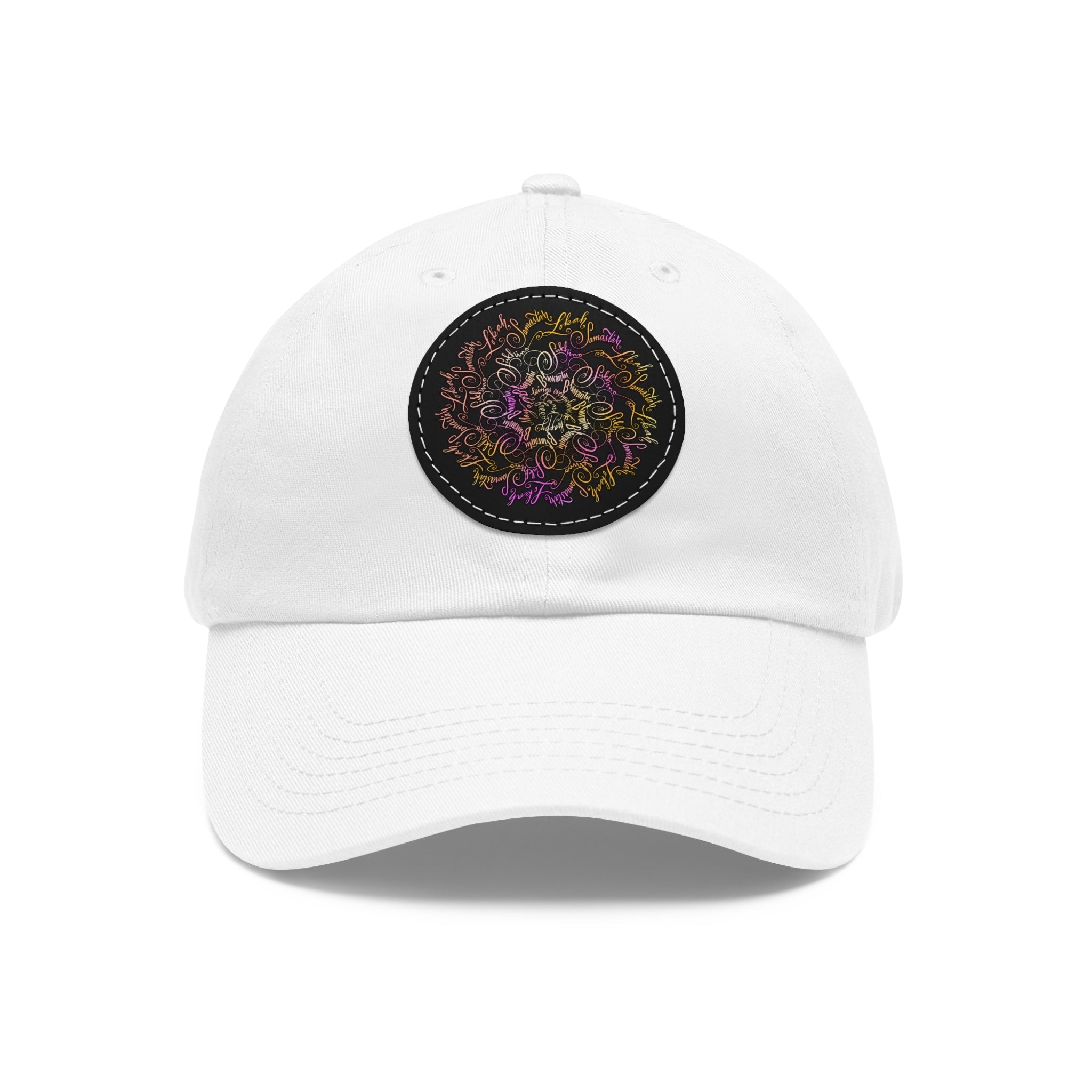 Yoga Mandala Calligraphy Cap