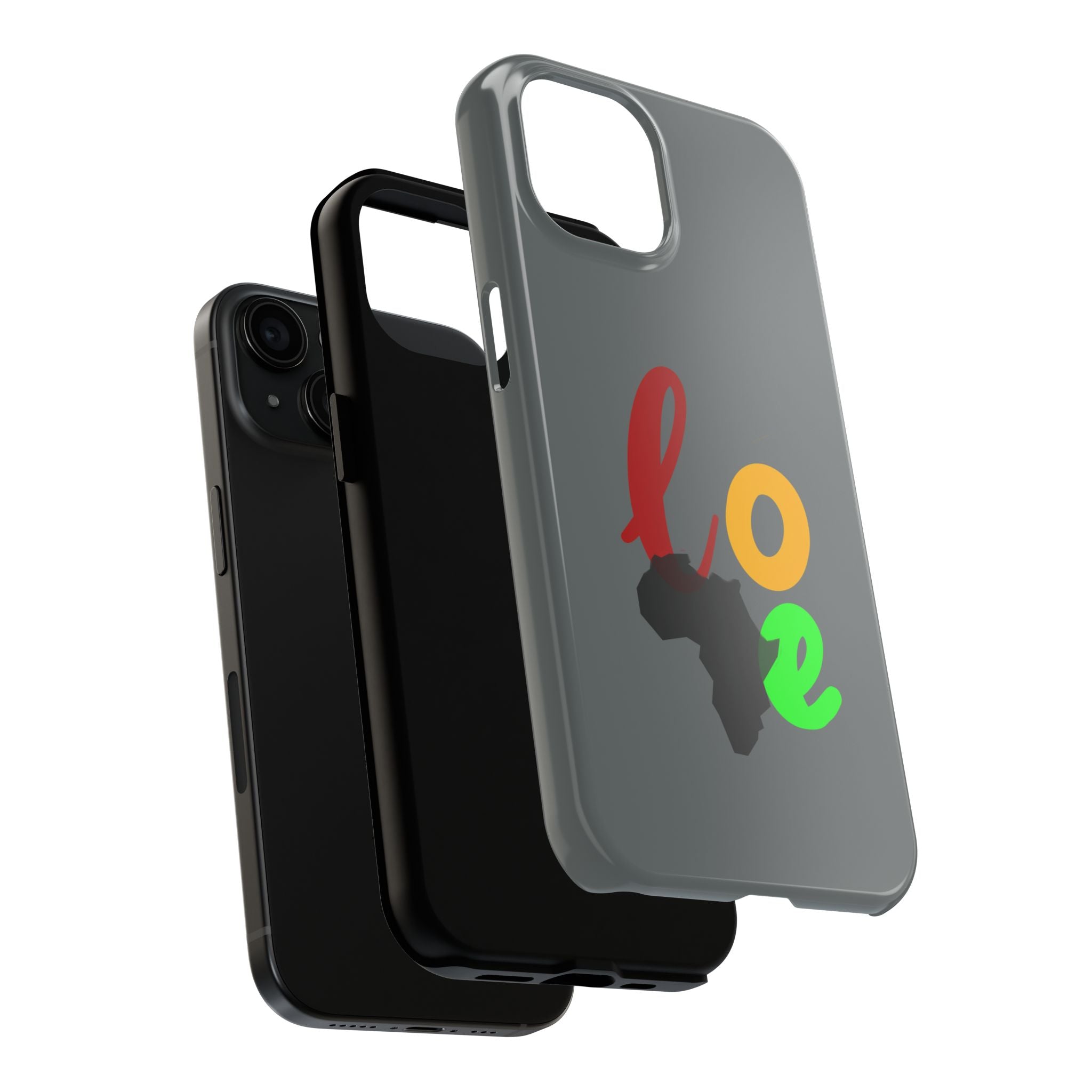 Colorful Love Africa Phone Case - Durable Tough Protection