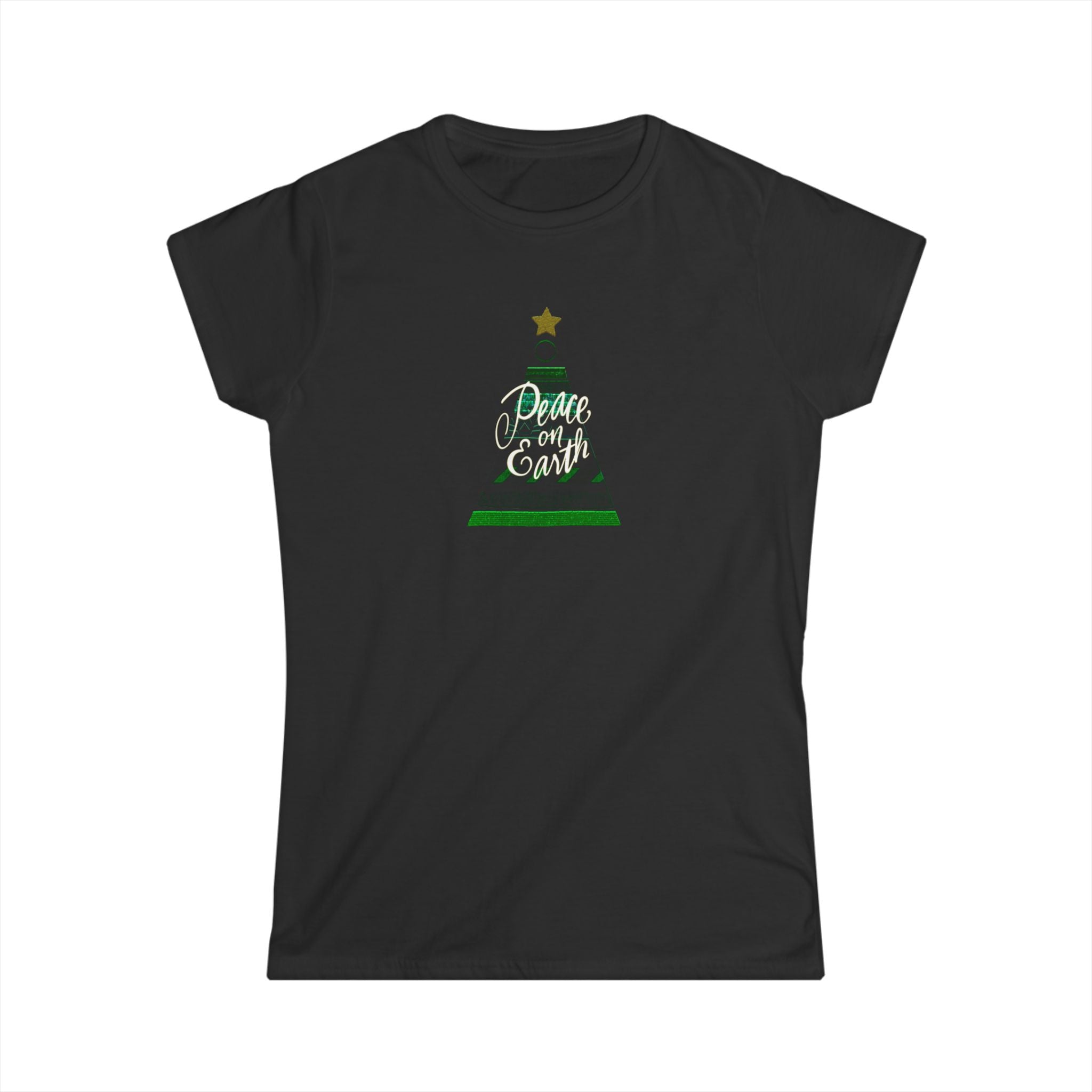 Women's Tee --PEACE ON EARTH CHRISTMAS