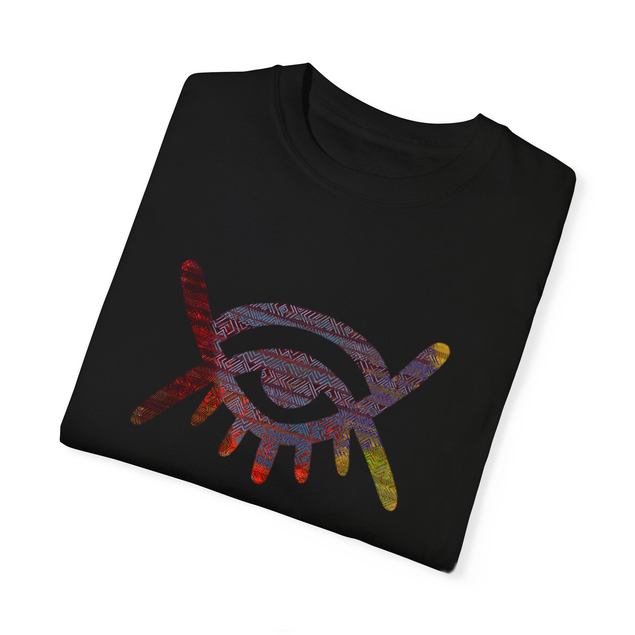 ALL-SEEING EYE ADINKRA Unisex Garment-Dyed T-shirt