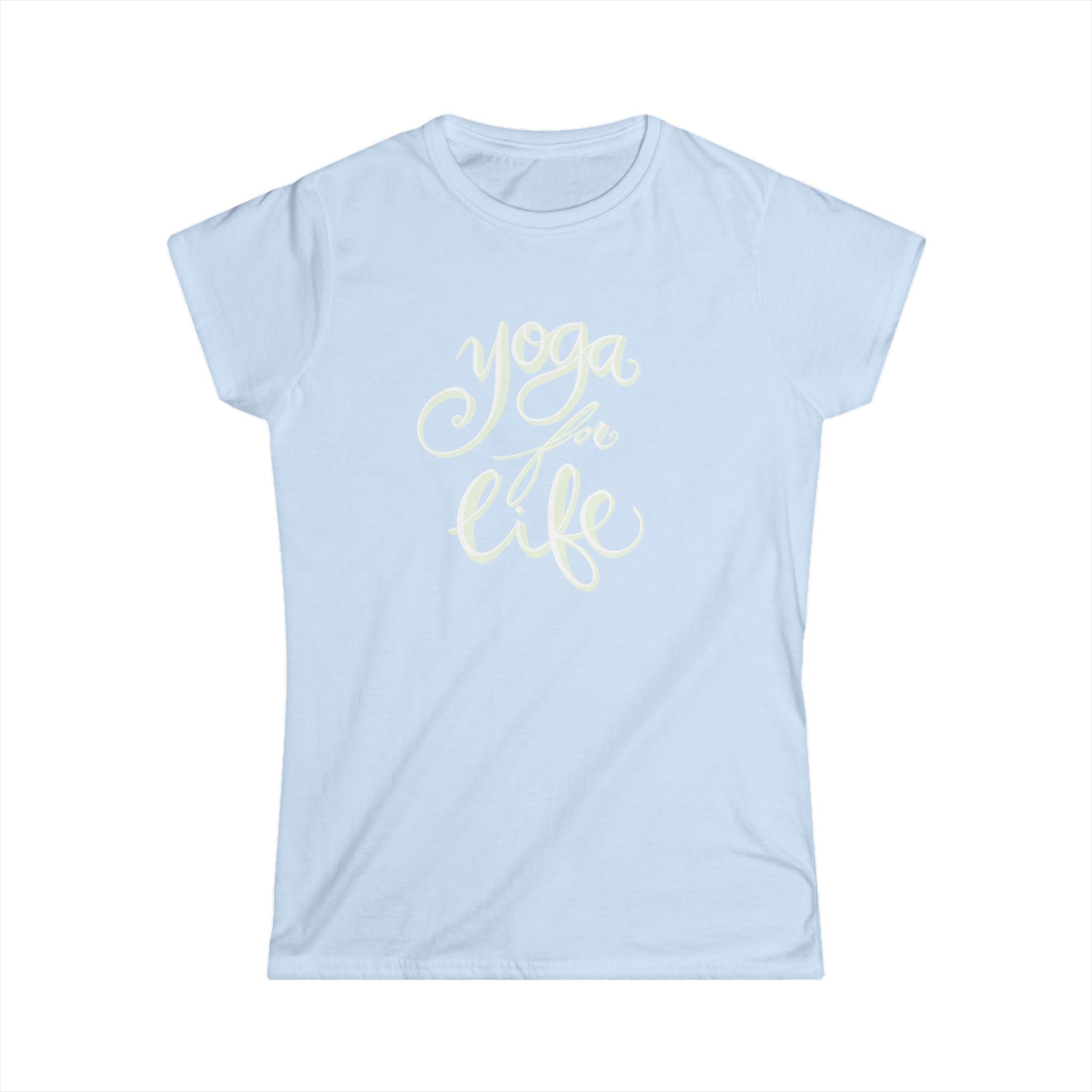 Yoga for Life Women's Softstyle Tee - Comfortable & Inspirational Tee for Yogis