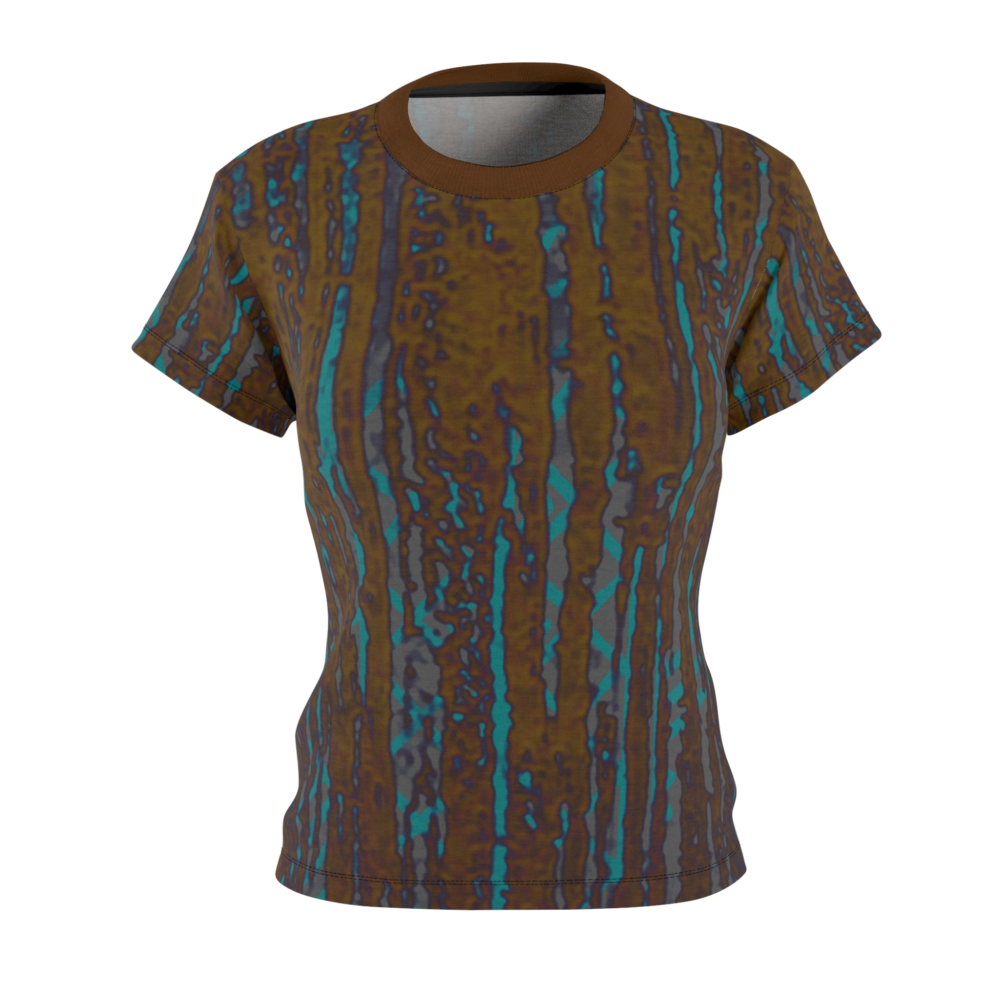 AMIYA Women's Cut & Sew Tee (AOP)