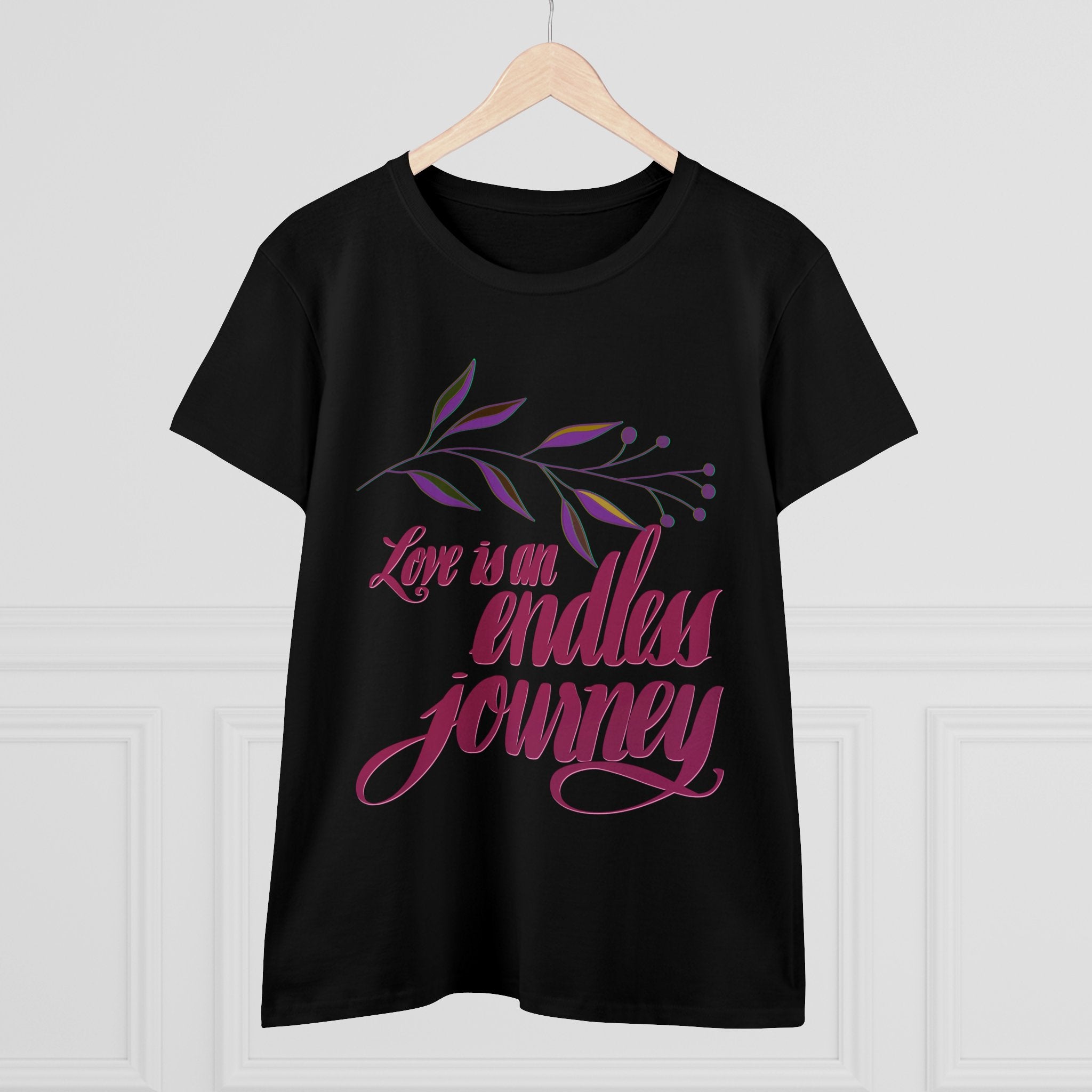 LOVE IS AN ENDLESS JOURNEY QUOTABLE SHAKESPEARE Cotton Tee