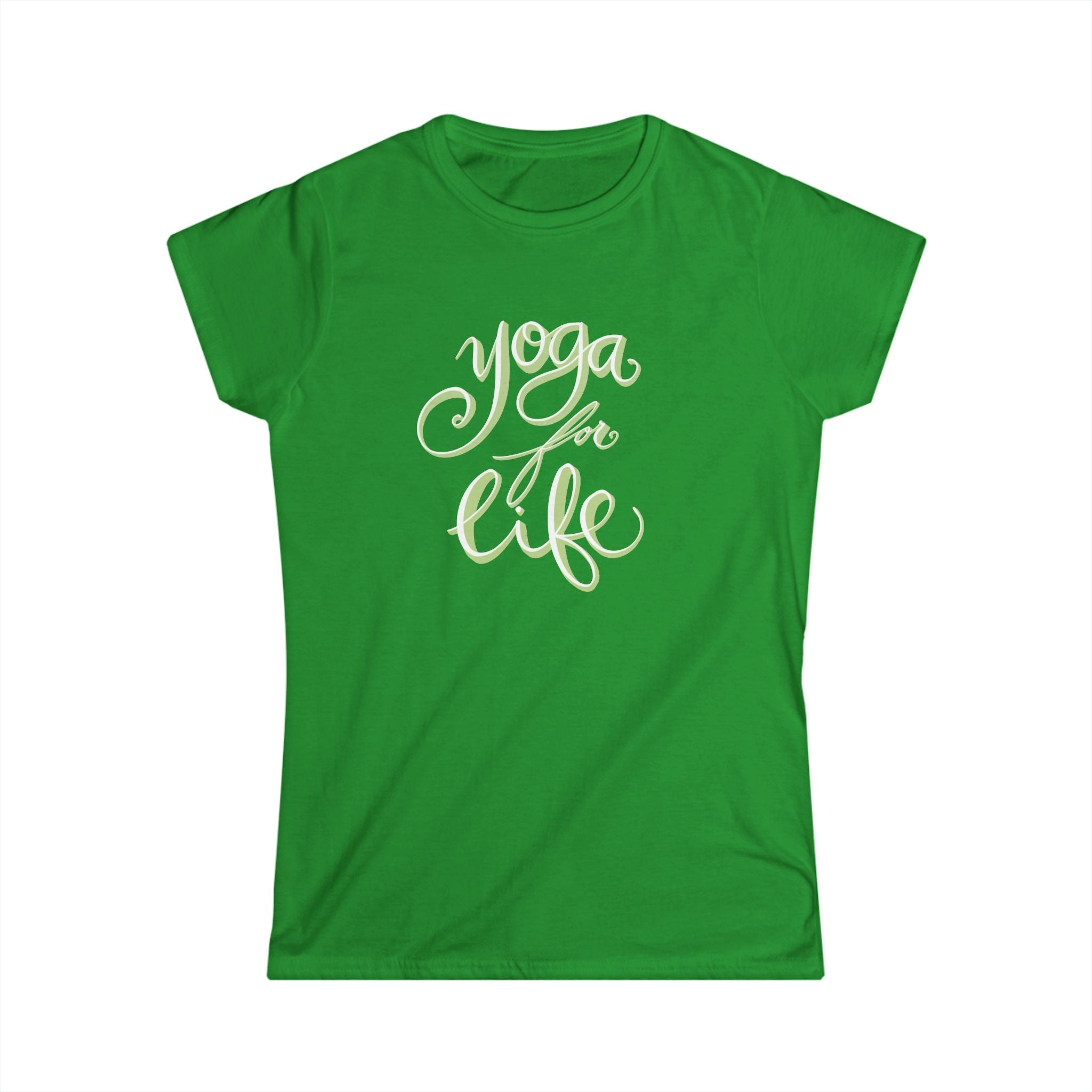 Yoga for Life Women's Softstyle Tee - Comfortable & Inspirational Tee for Yogis