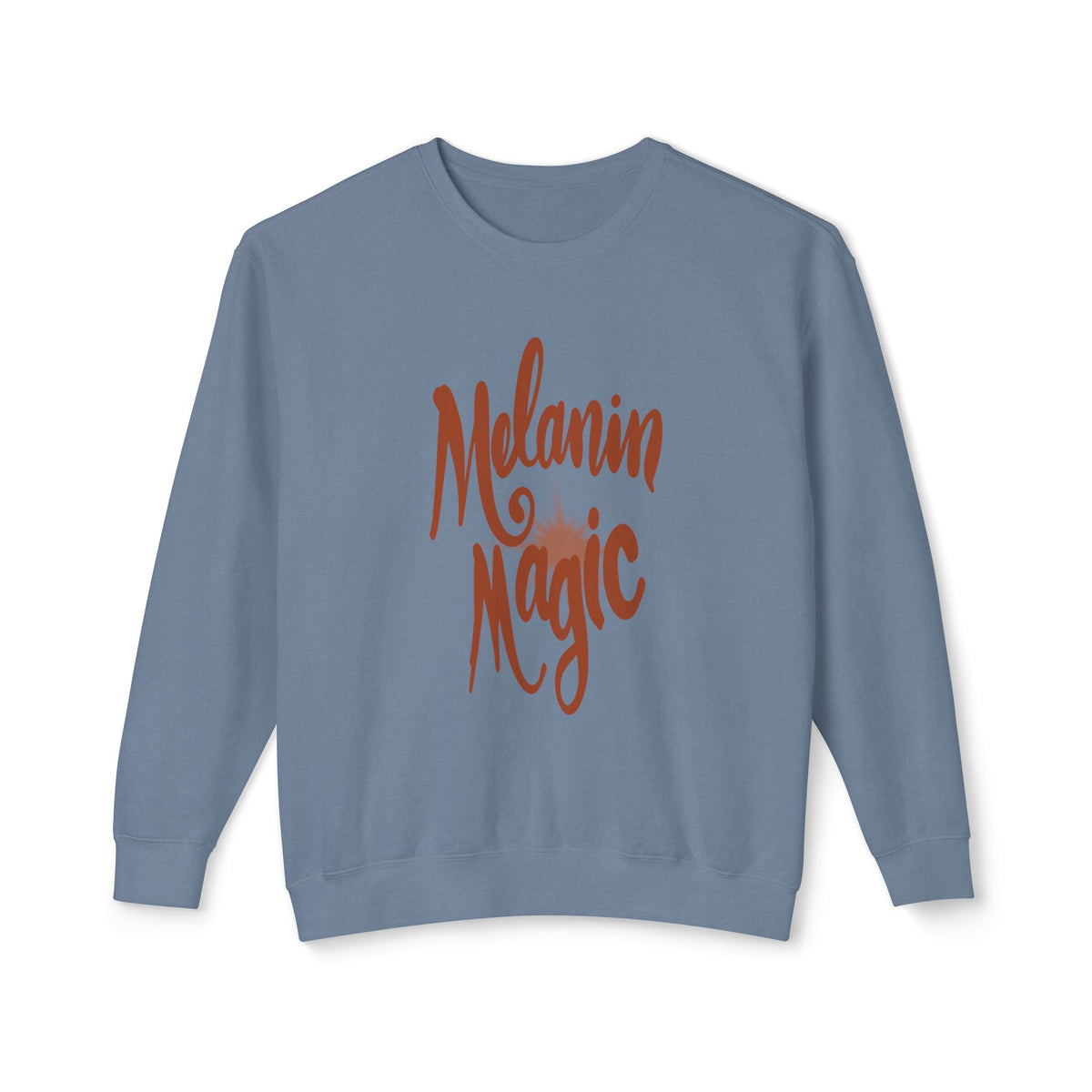Melanin Magic Crewneck Sweatshirt — Comfort Fit Inspirational Graphic
